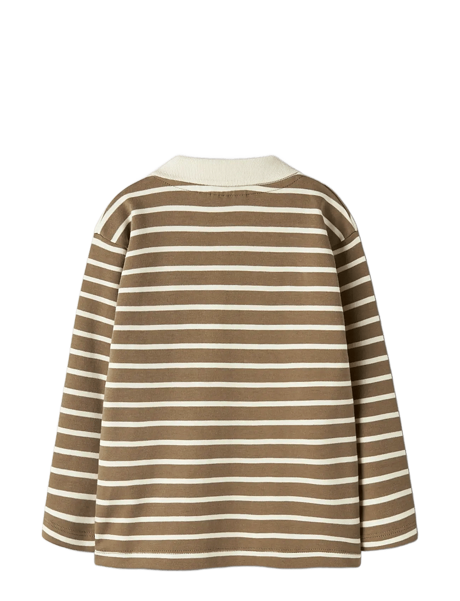 Lil'Atelier - NMMLIMIA LS LOOSE POLO TOP LIL - kangaroo - 2