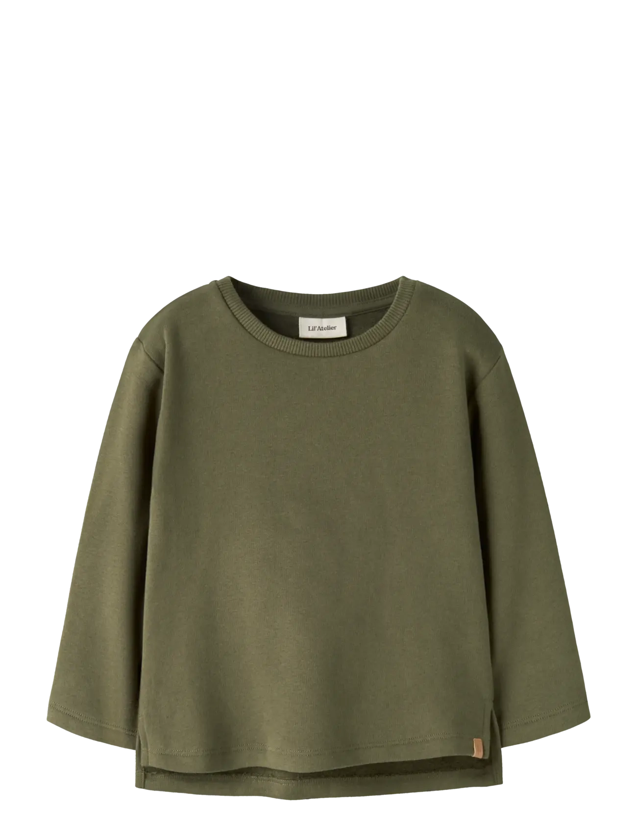 Lil'Atelier NMMILONDON RIT LS LOOSE SWEAT LIL - Tops - WINTER MOSS / khaki/green