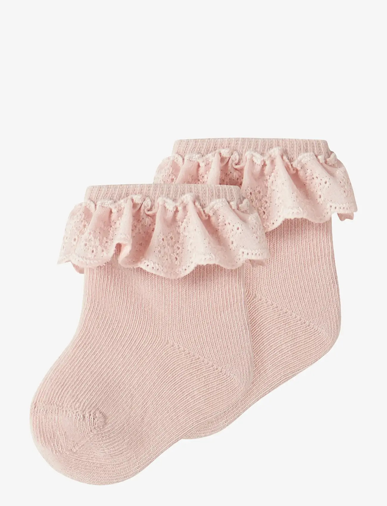 Lil'Atelier - NBFDERTRUD 2 PACK SOCK LIL - babysokker - misty rose - 1