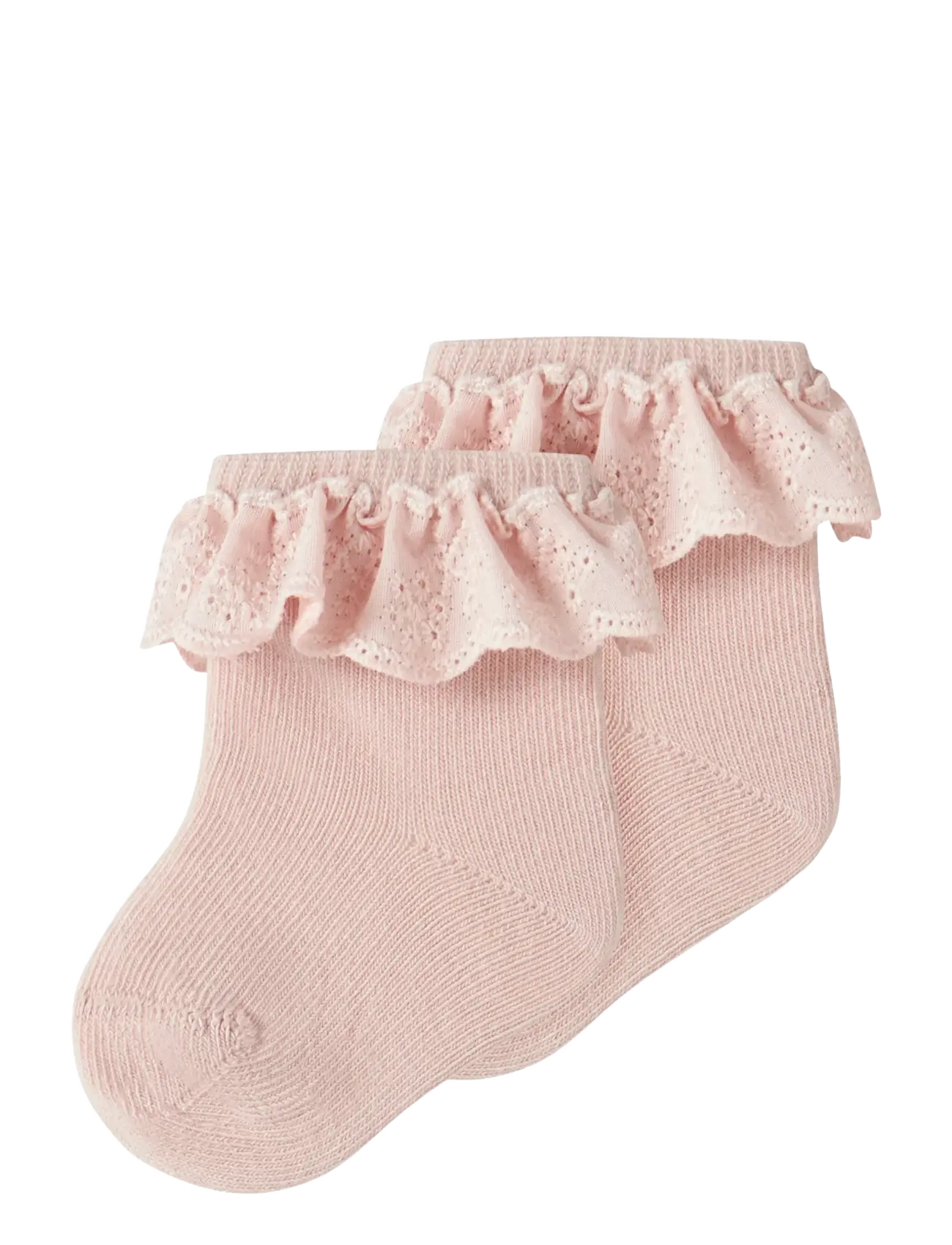 Lil'Atelier NBFDERTRUD 2 PACK SOCK LIL - Baby 0-2 år - MISTY ROSE / pink/rose