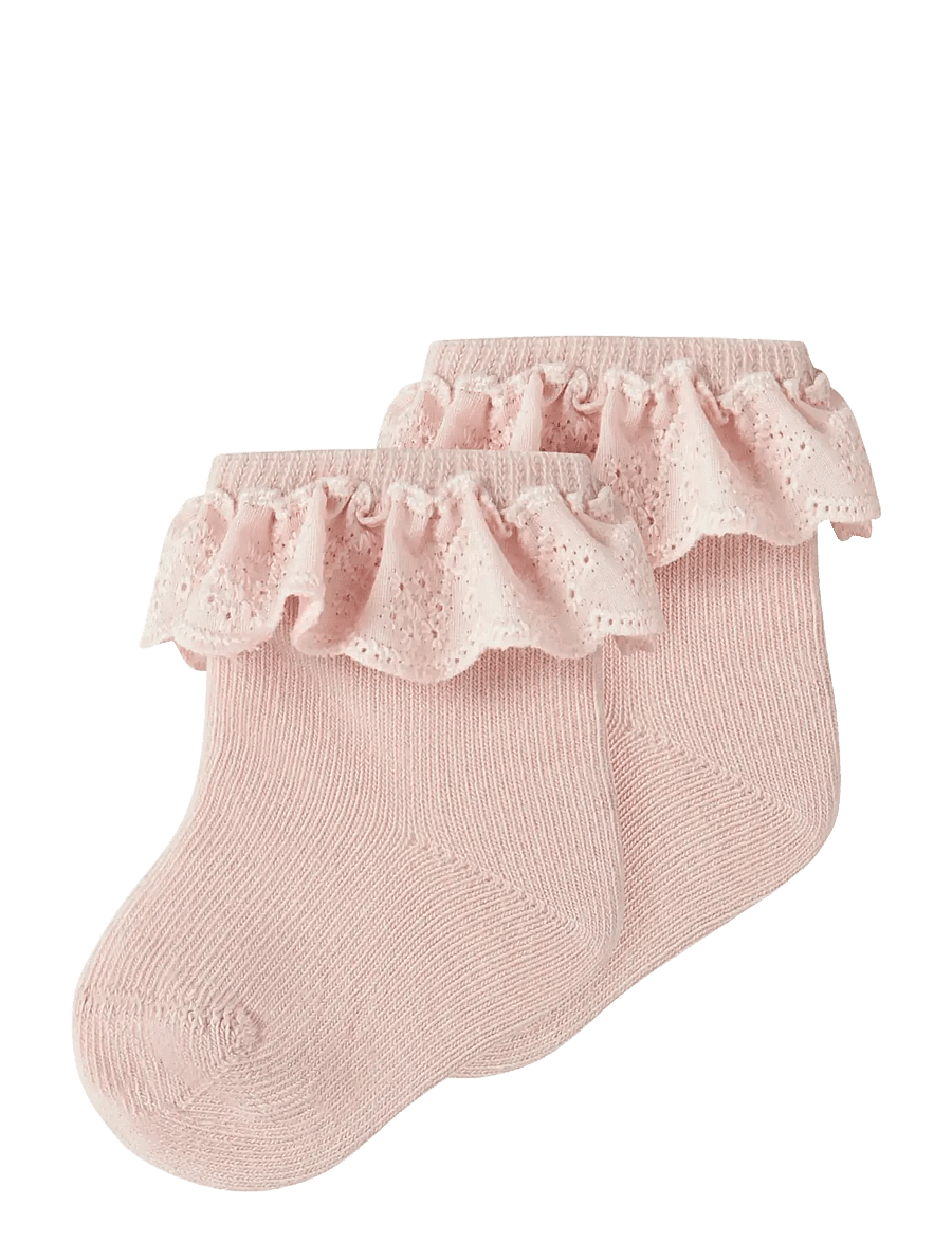 Lil'Atelier - NBFDERTRUD 2 PACK SOCK LIL - baby-socken - misty rose - 1