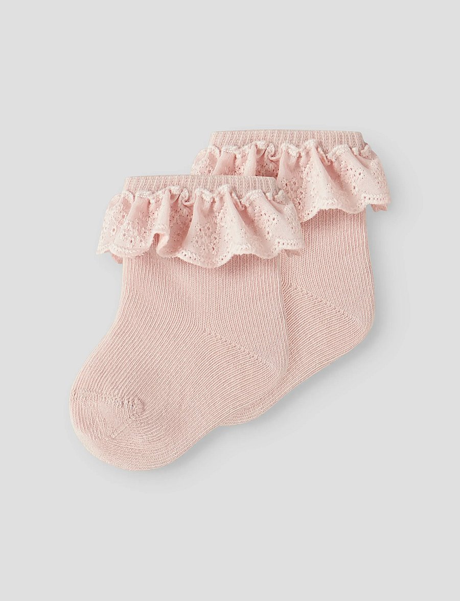 Lil'Atelier - NBFDERTRUD 2 PACK SOCK LIL - baby-socken - misty rose - 0