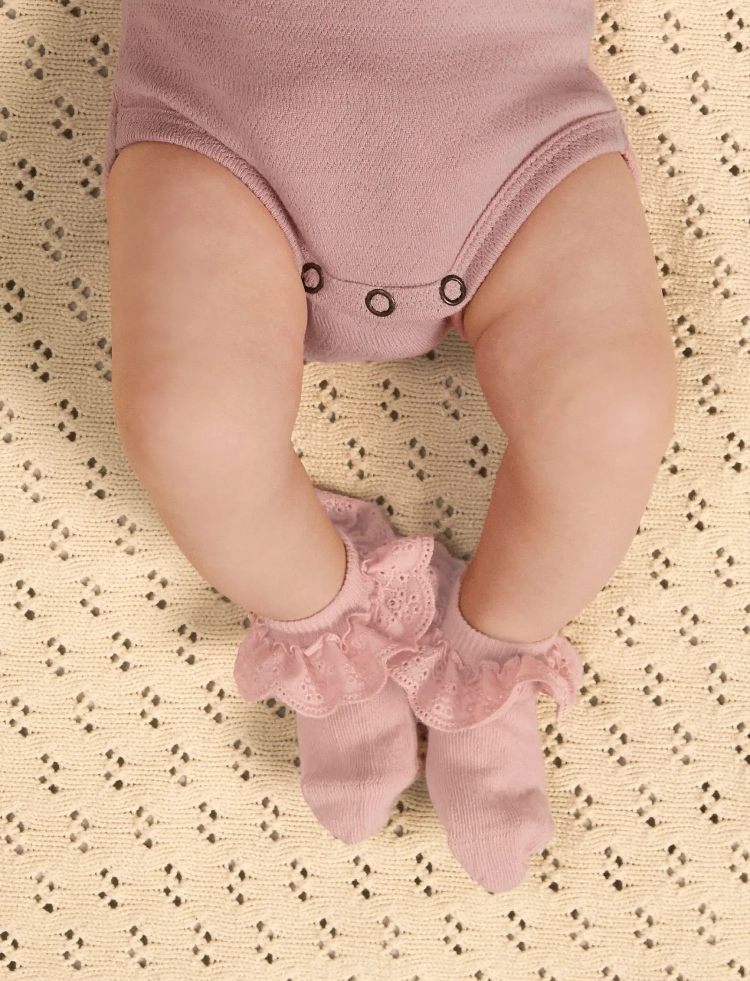 Lil'Atelier - NBFDERTRUD 2 PACK SOCK LIL - baby socks - misty rose - 4