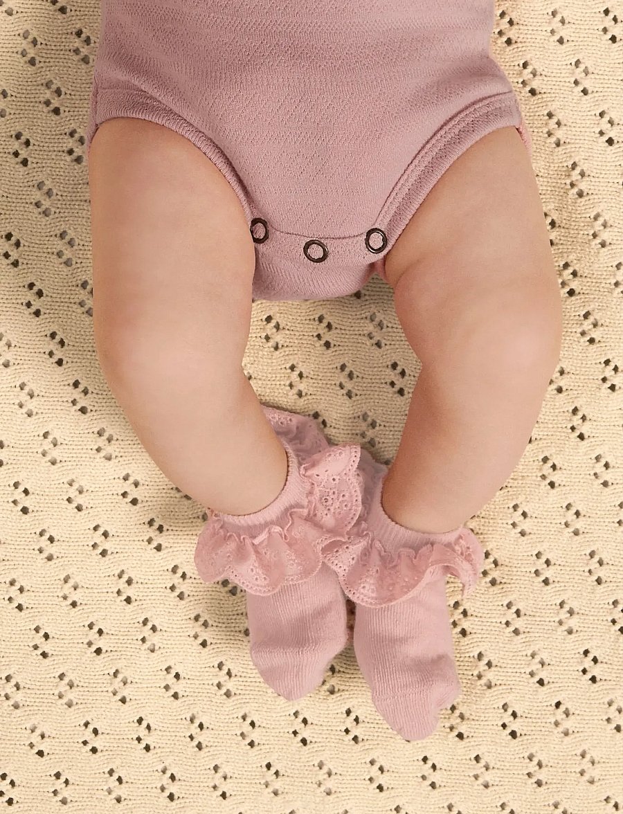 Lil'Atelier - NBFDERTRUD 2 PACK SOCK LIL - baby-socken - misty rose - 4