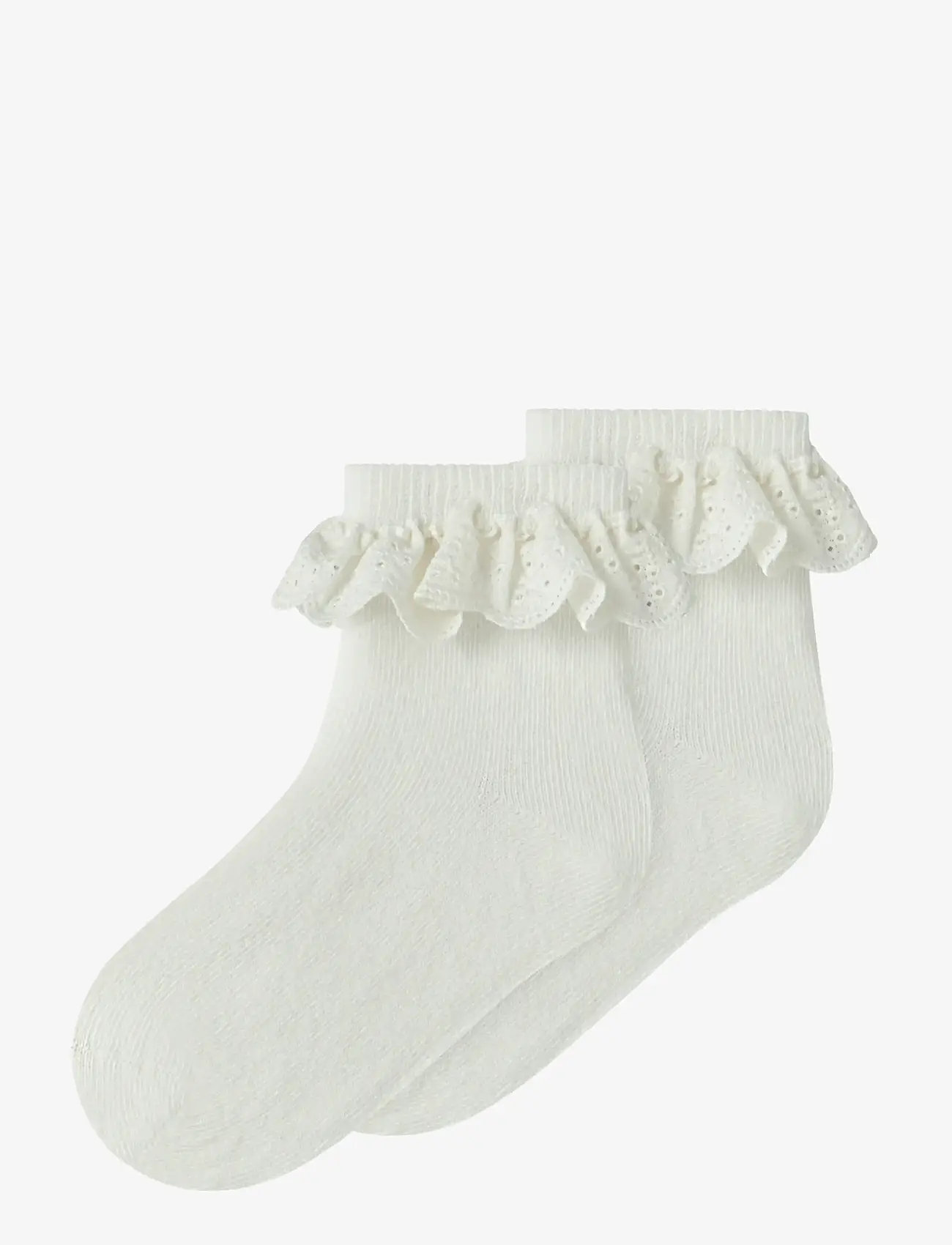 Lil'Atelier - NMFDERTRUD 2 PACK SOCK LIL - bebisstrumpor - coconut milk - 1