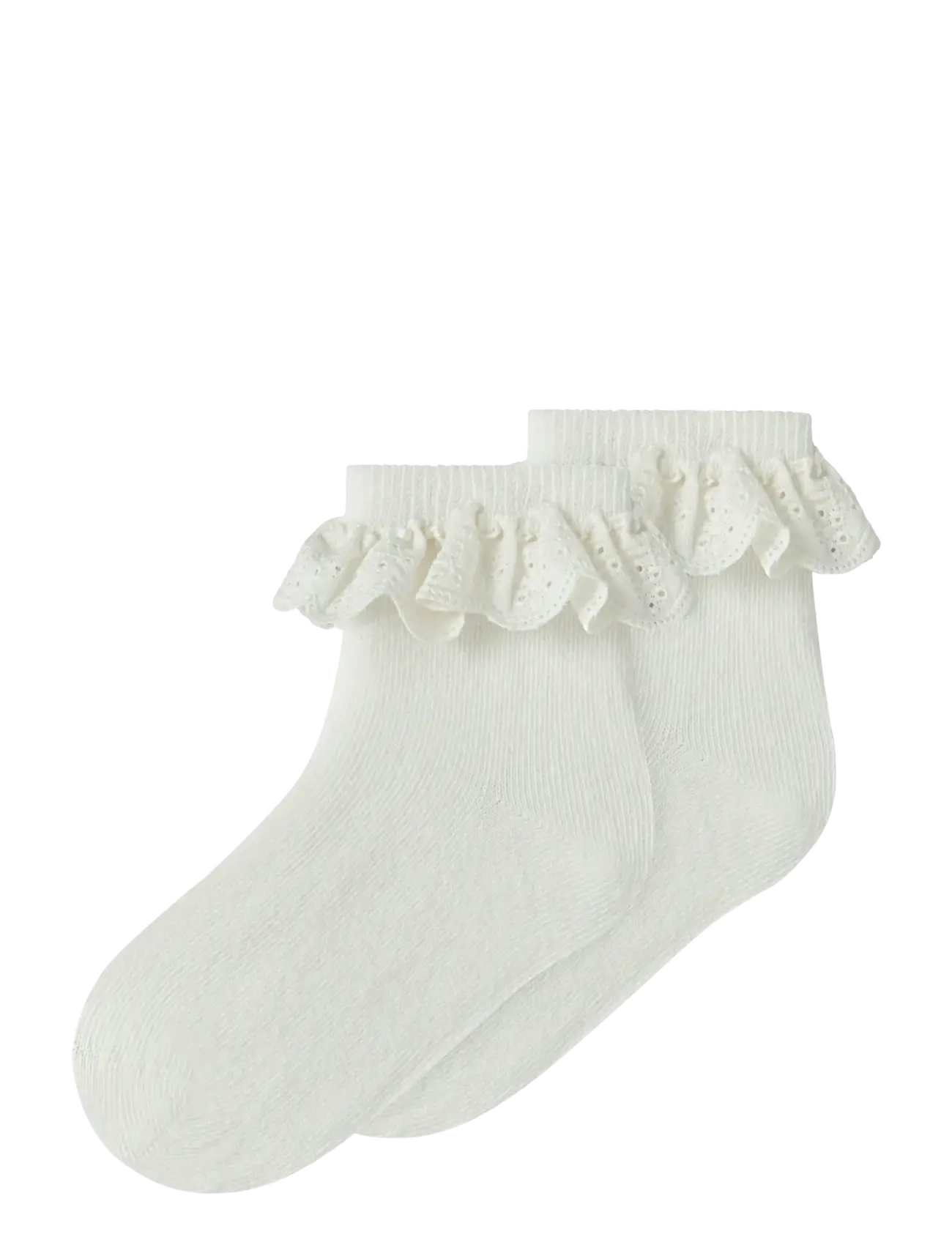 Lil'Atelier NMFDERTRUD 2 PACK SOCK LIL - Shop by age - COCONUT MILK / cream