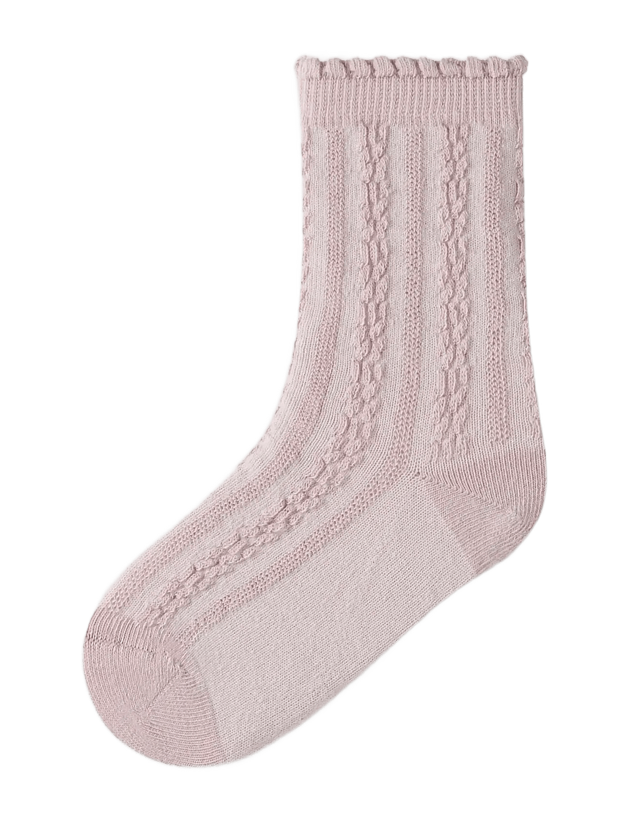 Lil'Atelier - NMFKENDRA 2P SOCK LIL - turtledove - 1