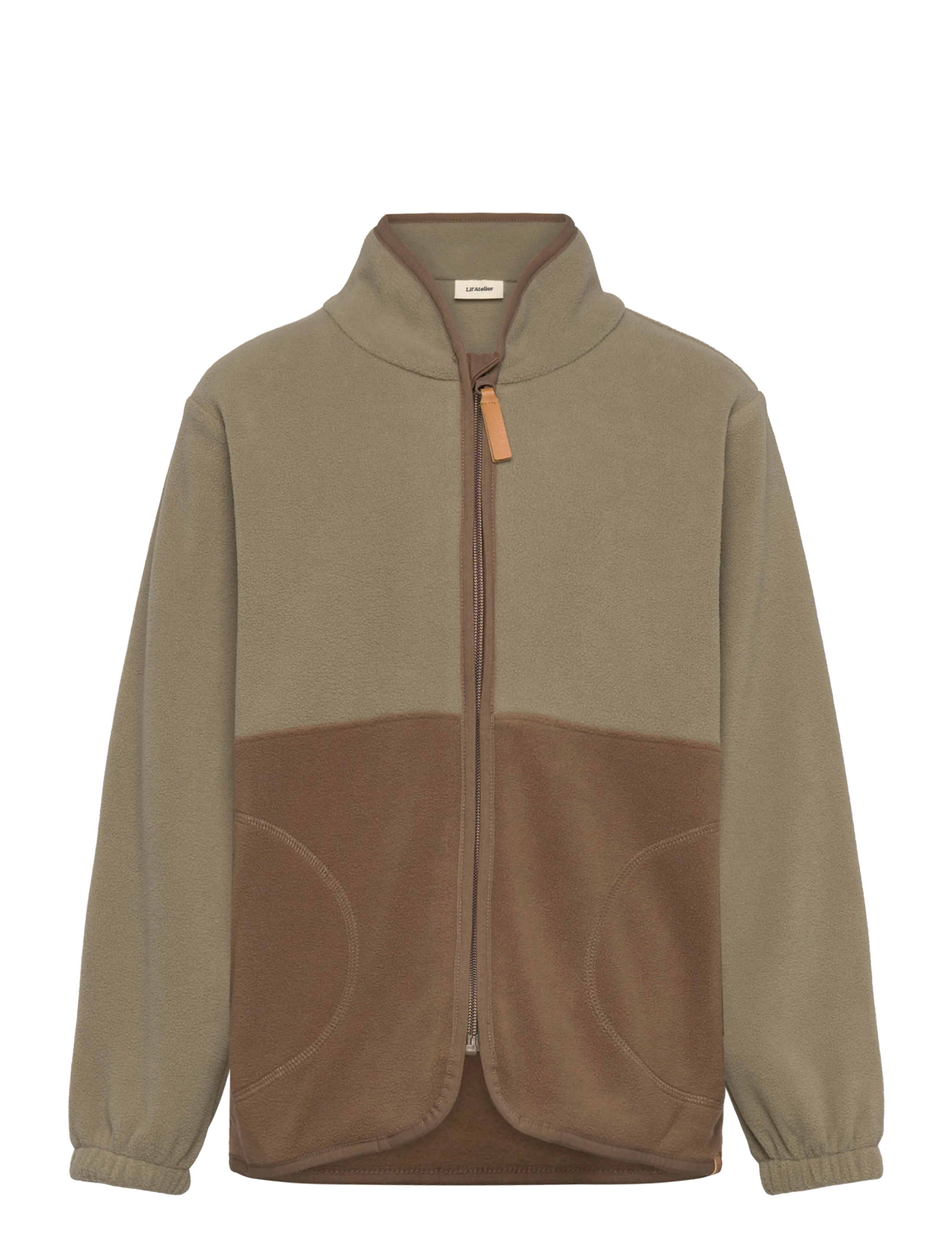 LIL'ATELIER Nmmlaspektra Fleece Jacke Fo Lil Braun - 104 - Kinder