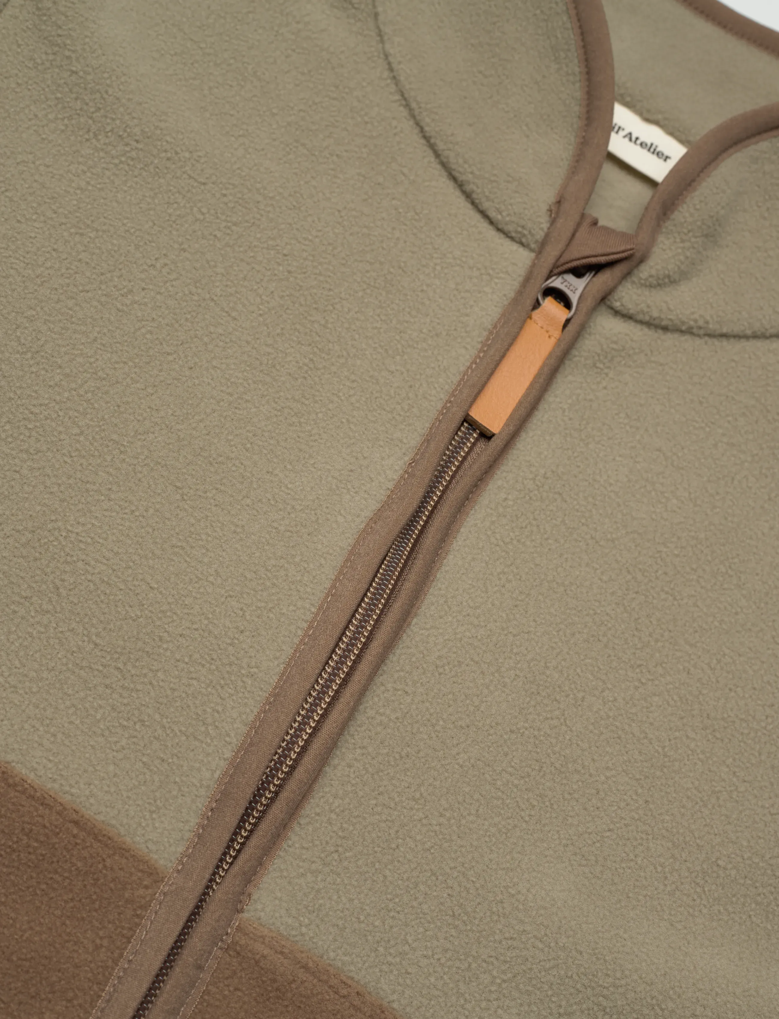 Lil'Atelier - NMMLASPEKTRA FLEECE JACKET FO LIL - fleecejakker - shitake - 4