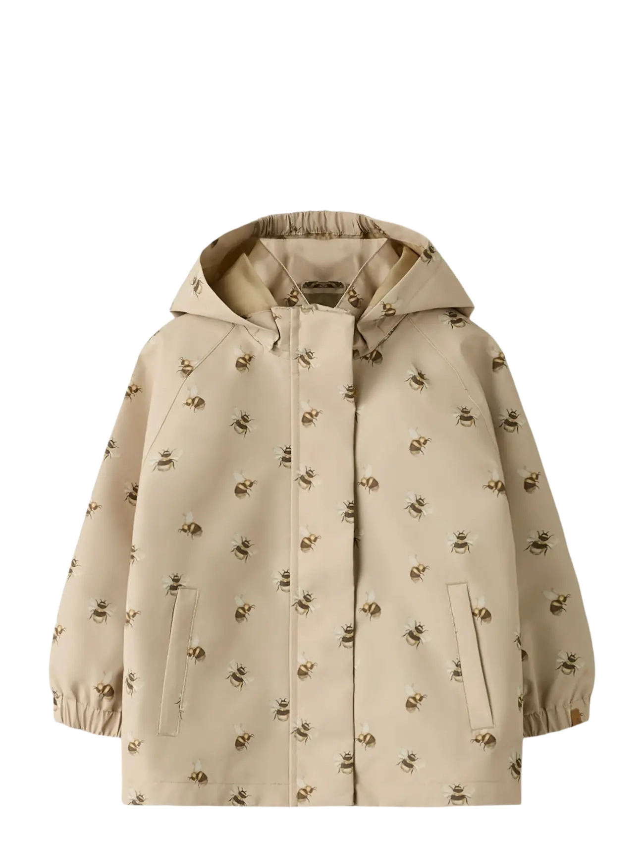 Lil'Atelier NMNLAMINT JACKET AOP FO LIL - Regenkleidung - SAFARI / beige