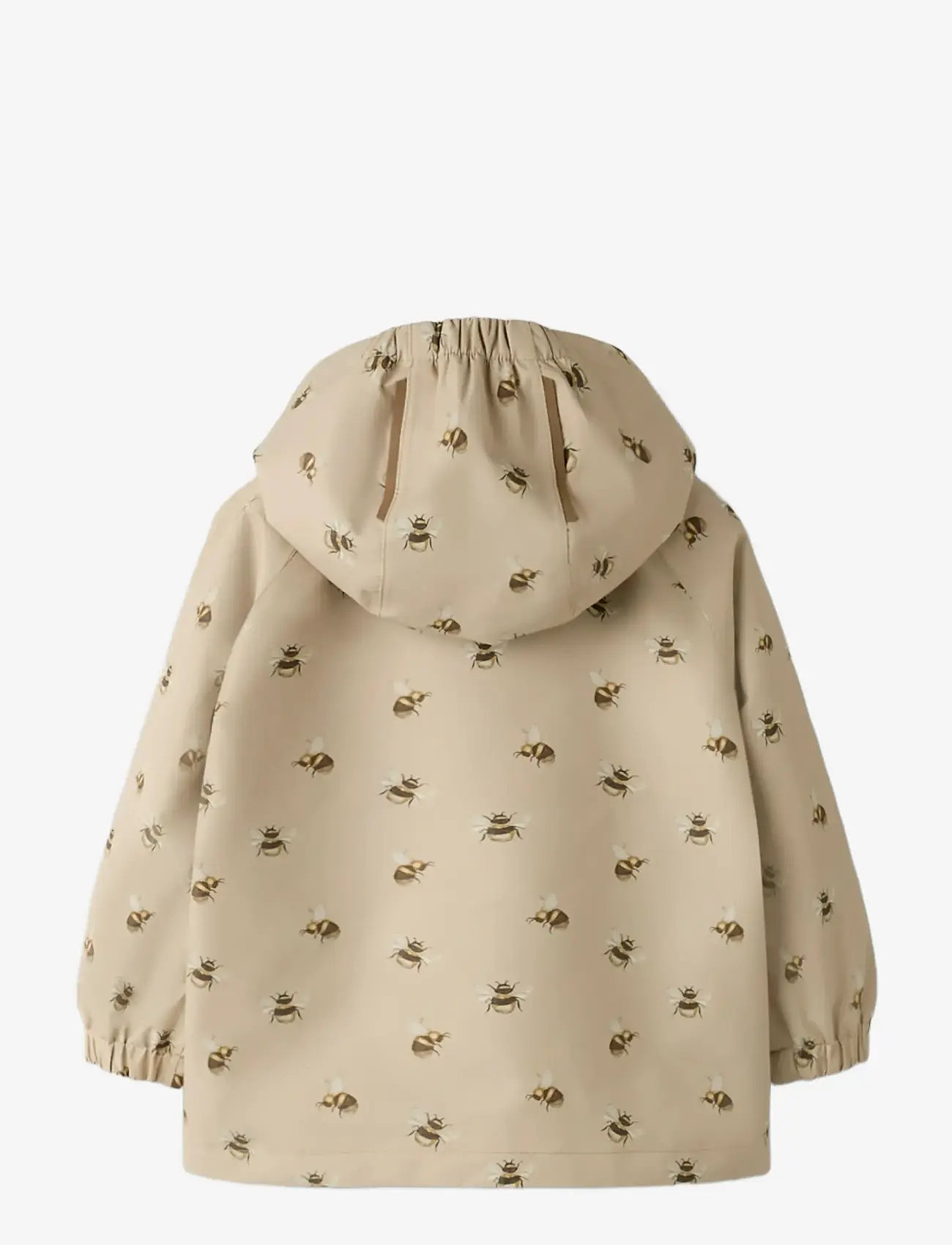 Lil'Atelier - NMNLAMINT JACKET AOP FO LIL - regnjackor - safari - 1