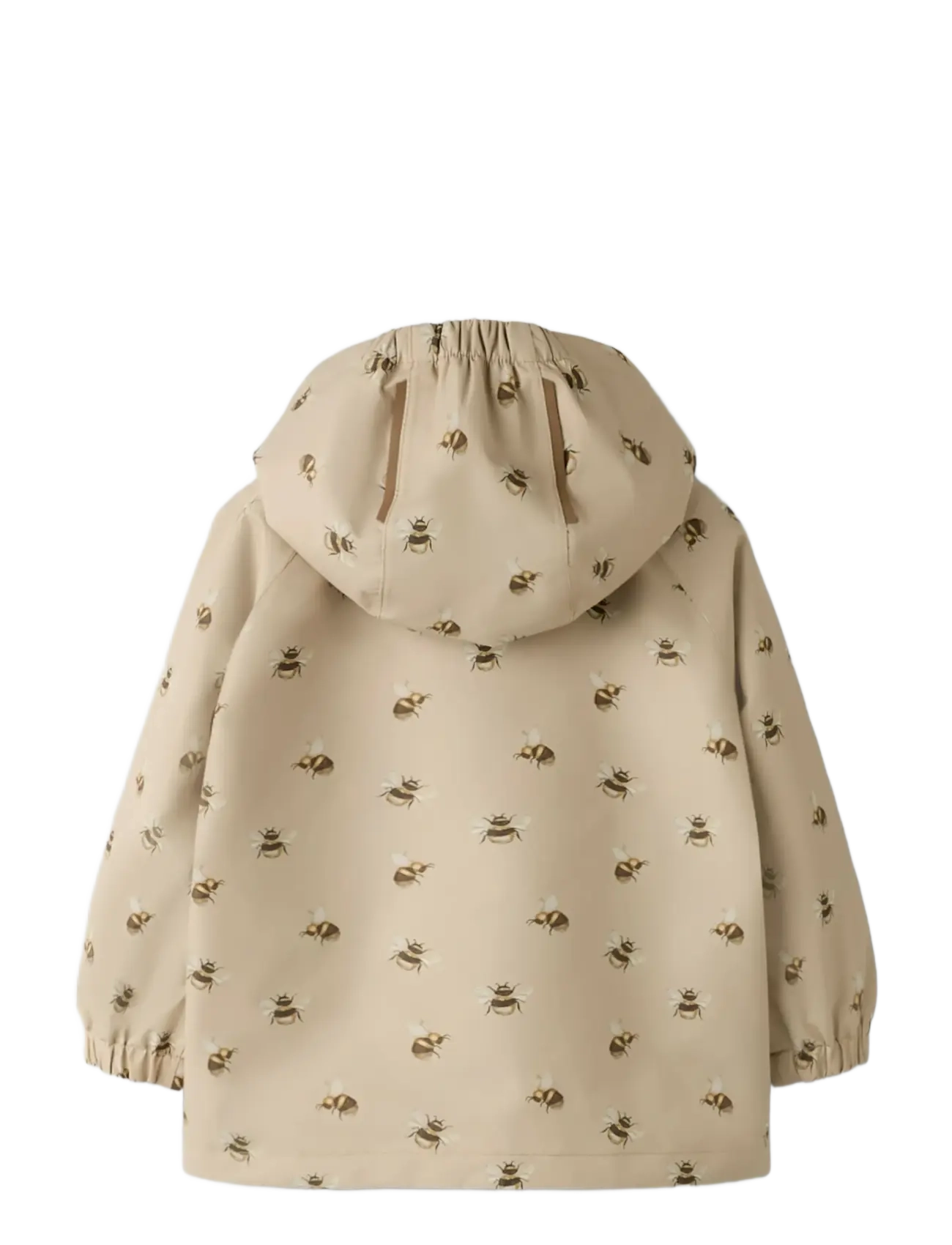 Lil'Atelier - NMNLAMINT JACKET AOP FO LIL - kurtki przeciwdeszczowe - safari - 1