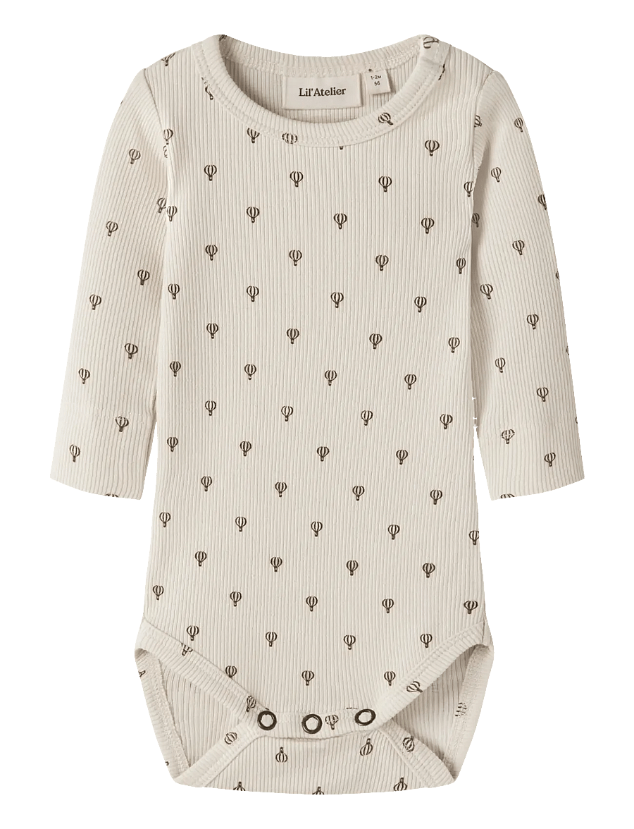 Lil'Atelier - NBNGAGO KIM LS SLIM BODY LIL NOOS - À manches longues - turtledove - 0