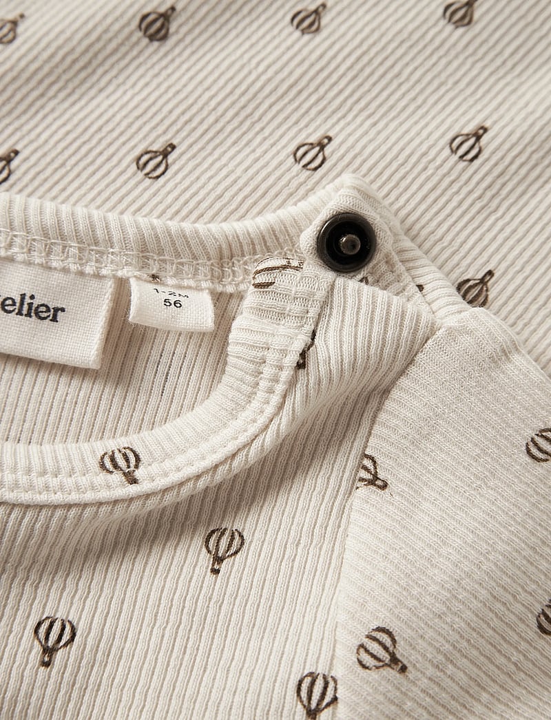 Lil'Atelier - NBNGAGO KIM LS SLIM BODY LIL NOOS - langærmede heldragter - turtledove - 2