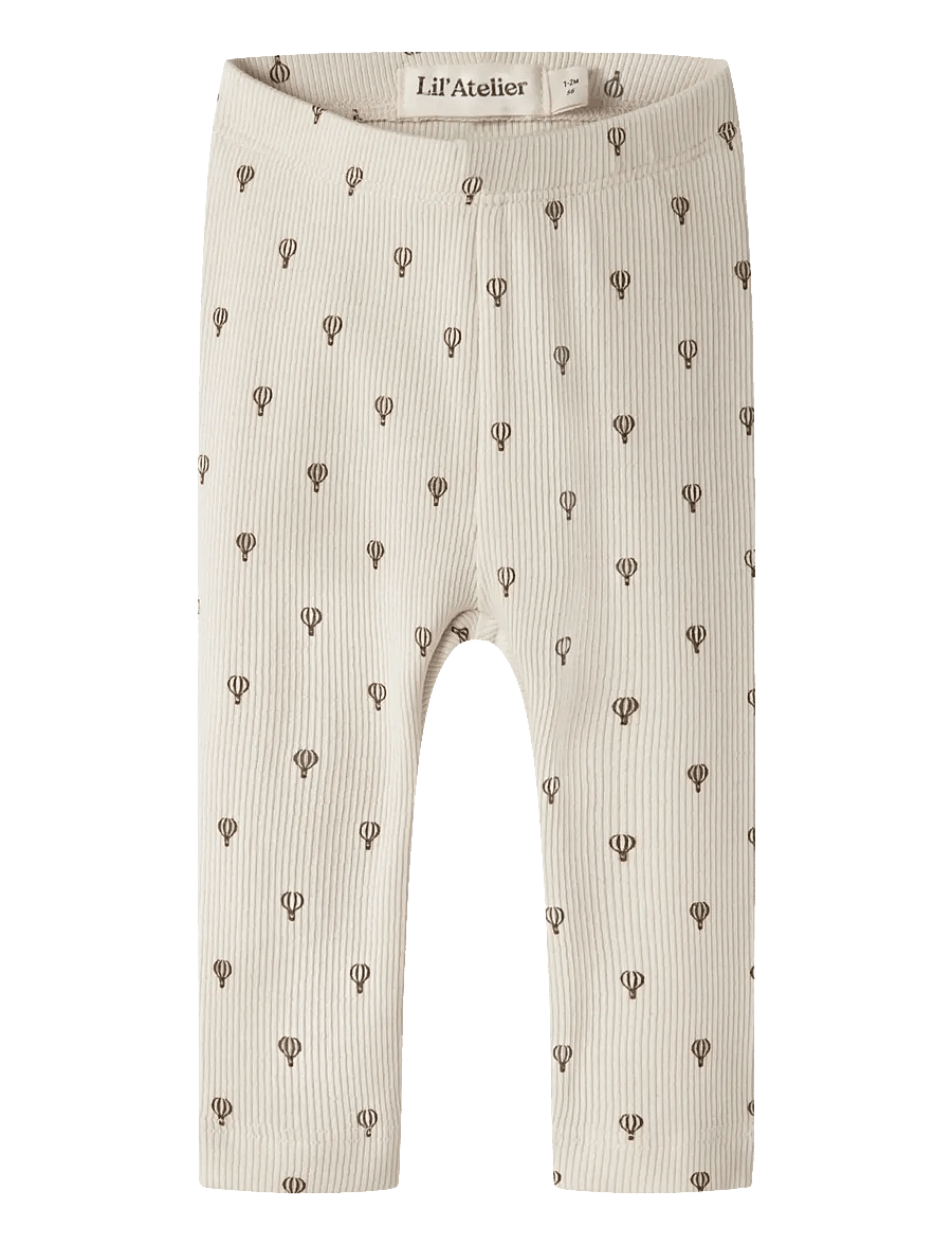 Lil'Atelier - NBNGAGO KYE SLIM LEGGINGS LIL NOOS - leggings - turtledove - 0