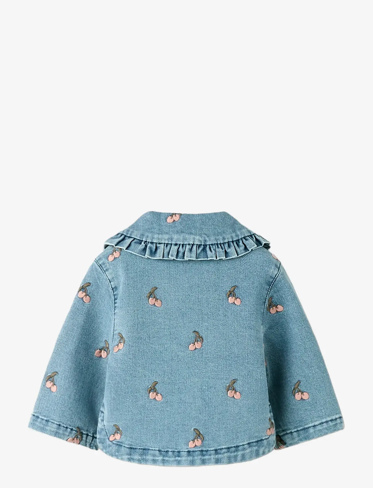 Lil'Atelier - NBFDEVA LOOSE DNM EMB JACKET 2024-ES LIL - teksa ja velvet - medium blue denim - 2