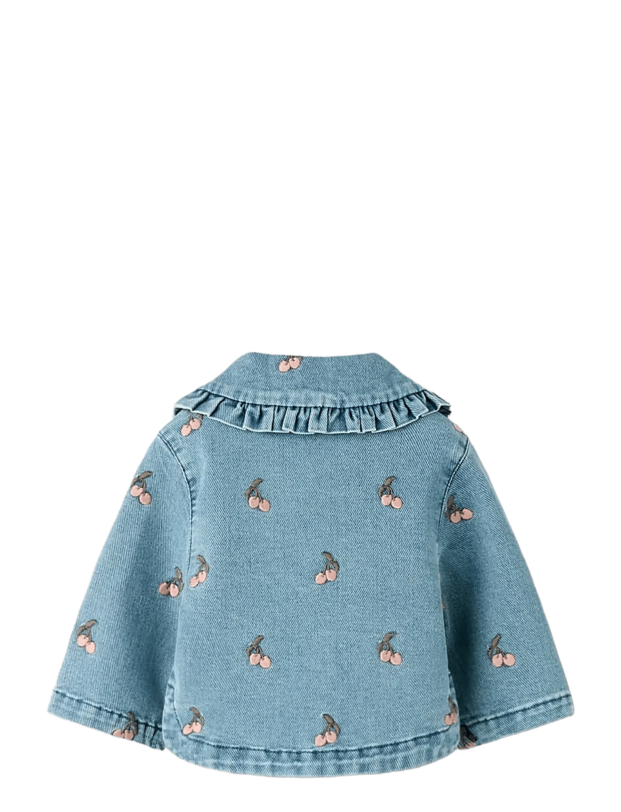 Lil'Atelier - NBFDEVA LOOSE DNM EMB JACKET 2024-ES LIL - denim & corduroy - medium blue denim - 2