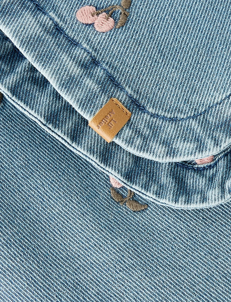 Lil'Atelier - NBFDEVA LOOSE DNM EMB JACKET 2024-ES LIL - teksa ja velvet - medium blue denim - 3