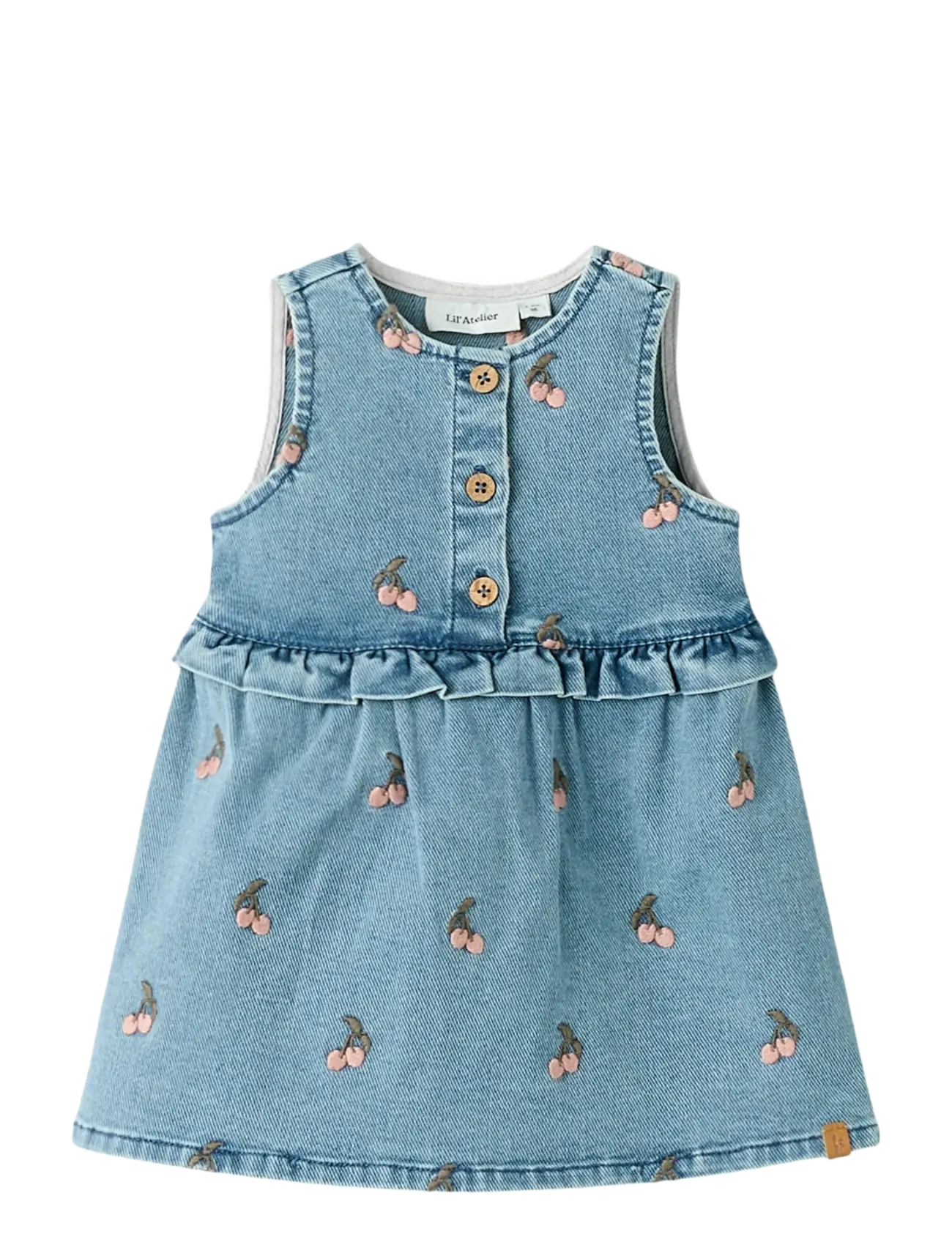 LIL'ATELIER Nbfdeva Dnm Emb Spencer 2024-Es Lil Blau - 74 - Kinder