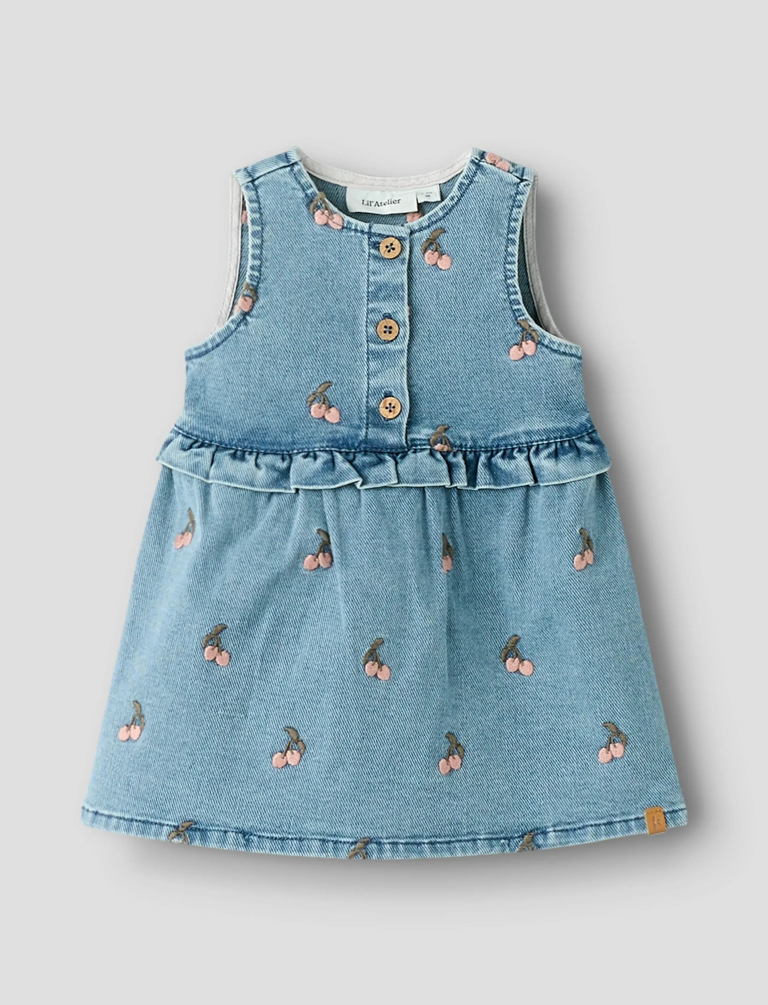 Lil'Atelier Nbfdeva Dnm Emb Spencer 2024-Es Lil, 68, Baby Dresses, Blau - Sleevless Kinder