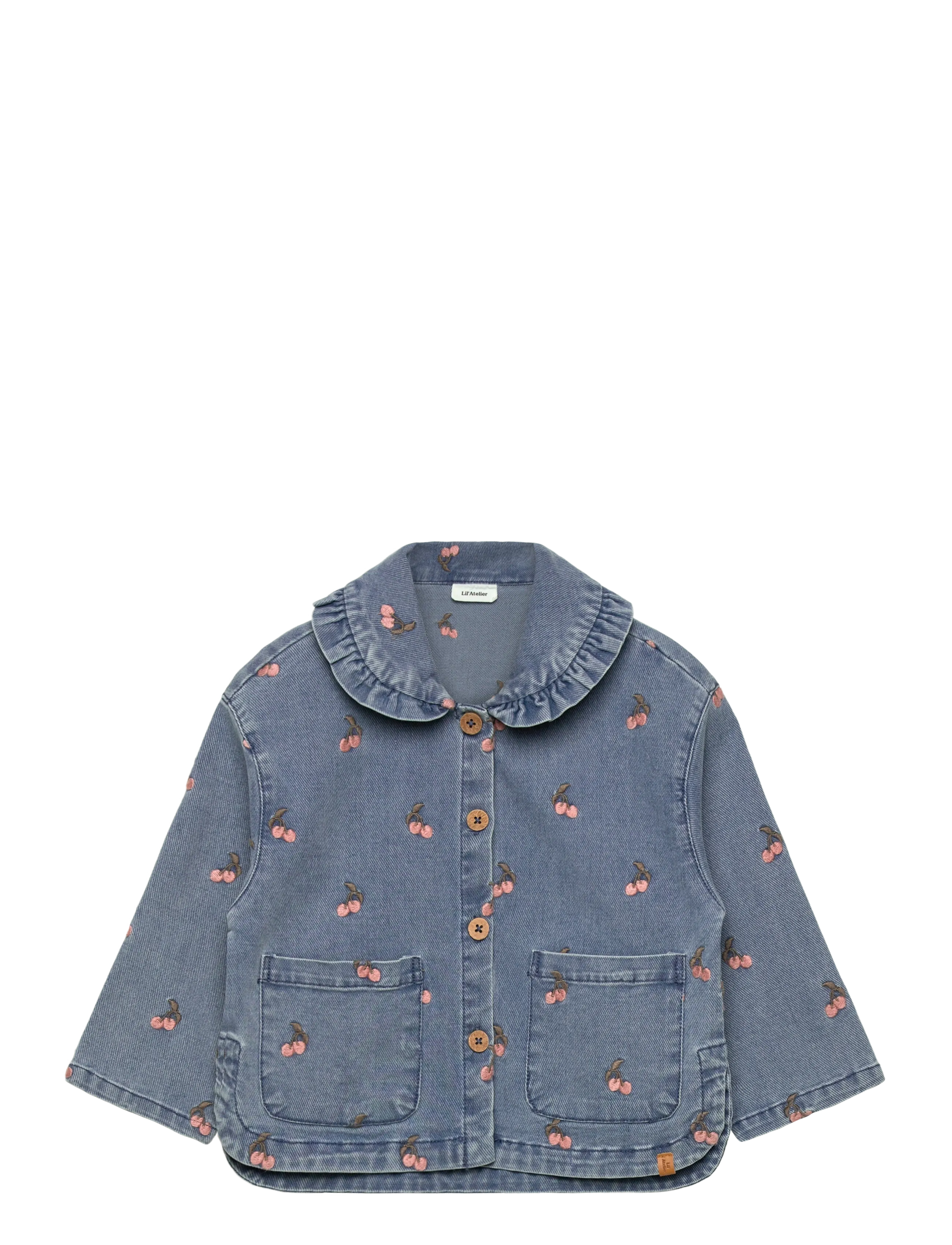 Lil'Atelier NMFDEVA LOOSE DNM EMB JACKET 2024-ES LIL - Sommarfynd - MEDIUM BLUE DENIM / blue