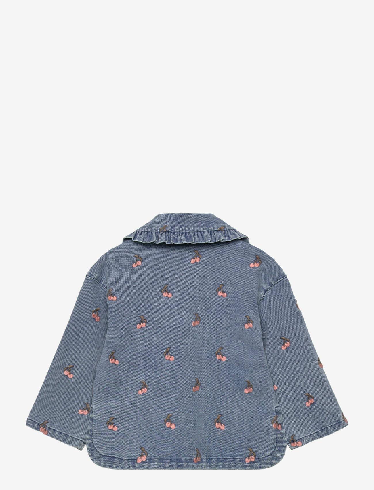 Lil'Atelier - NMFDEVA LOOSE DNM EMB JACKET 2024-ES LIL - denim jackets - medium blue denim - 1