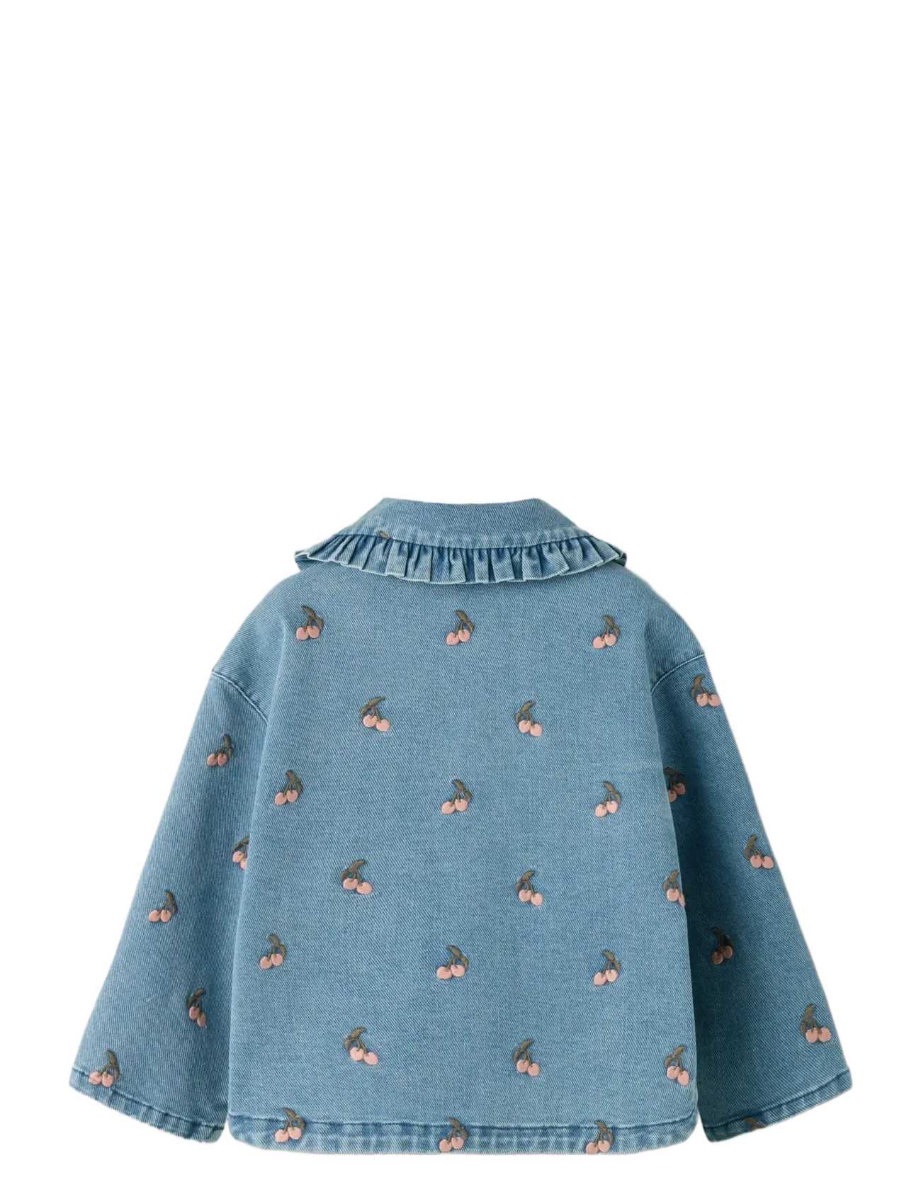 Lil'Atelier - NMFDEVA LOOSE DNM EMB JACKET 2024-ES LIL - kesälöytöjä - medium blue denim - 1