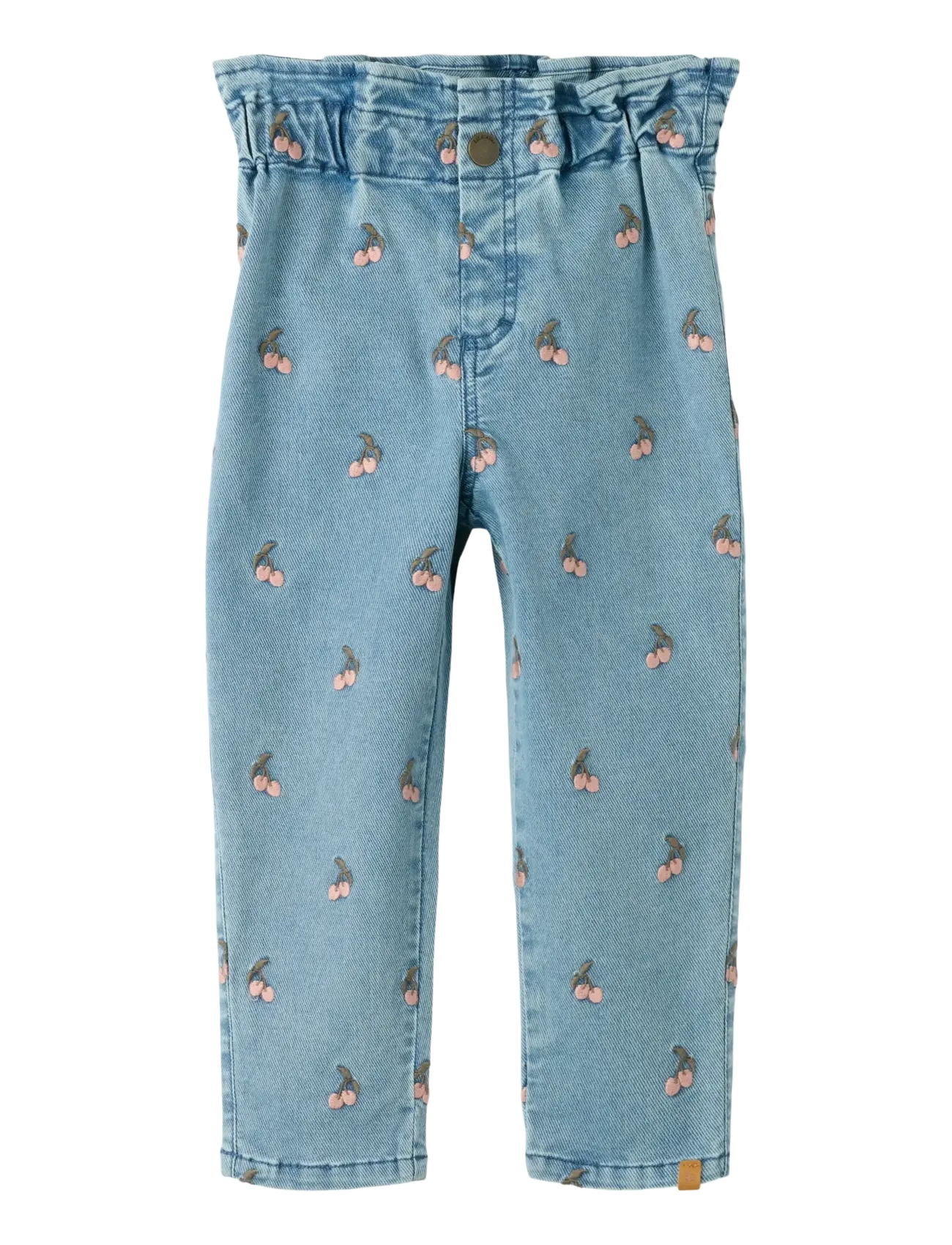 Lil'Atelier NMFDEVA LOOSE EMB JEANS 2024-ES LIL - Tøj - MEDIUM BLUE DENIM / blue
