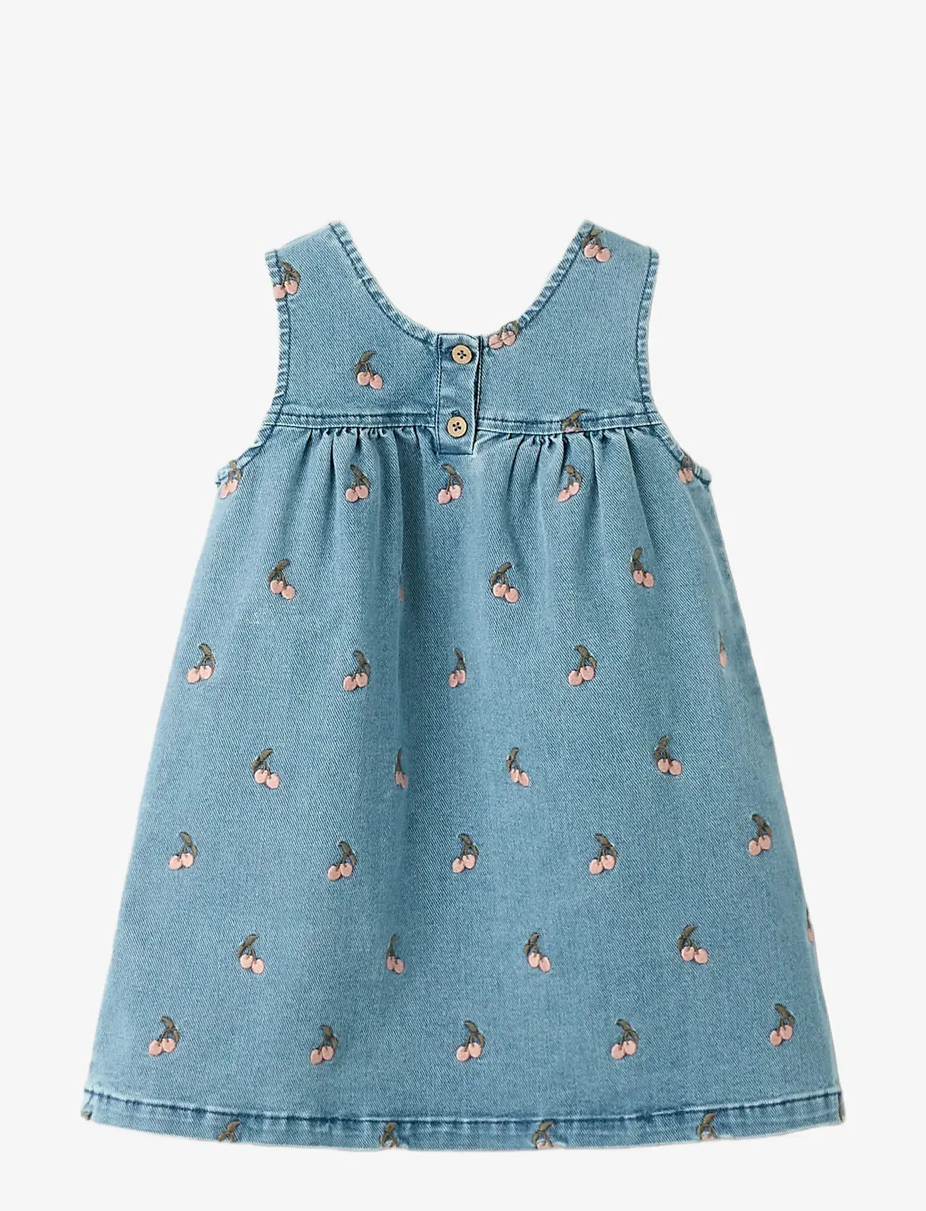 Lil'Atelier - NMFDEVA DNM EMB SPENCER 2024-ES LIL - Ärmlösa vardagsklänningar - medium blue denim - 2