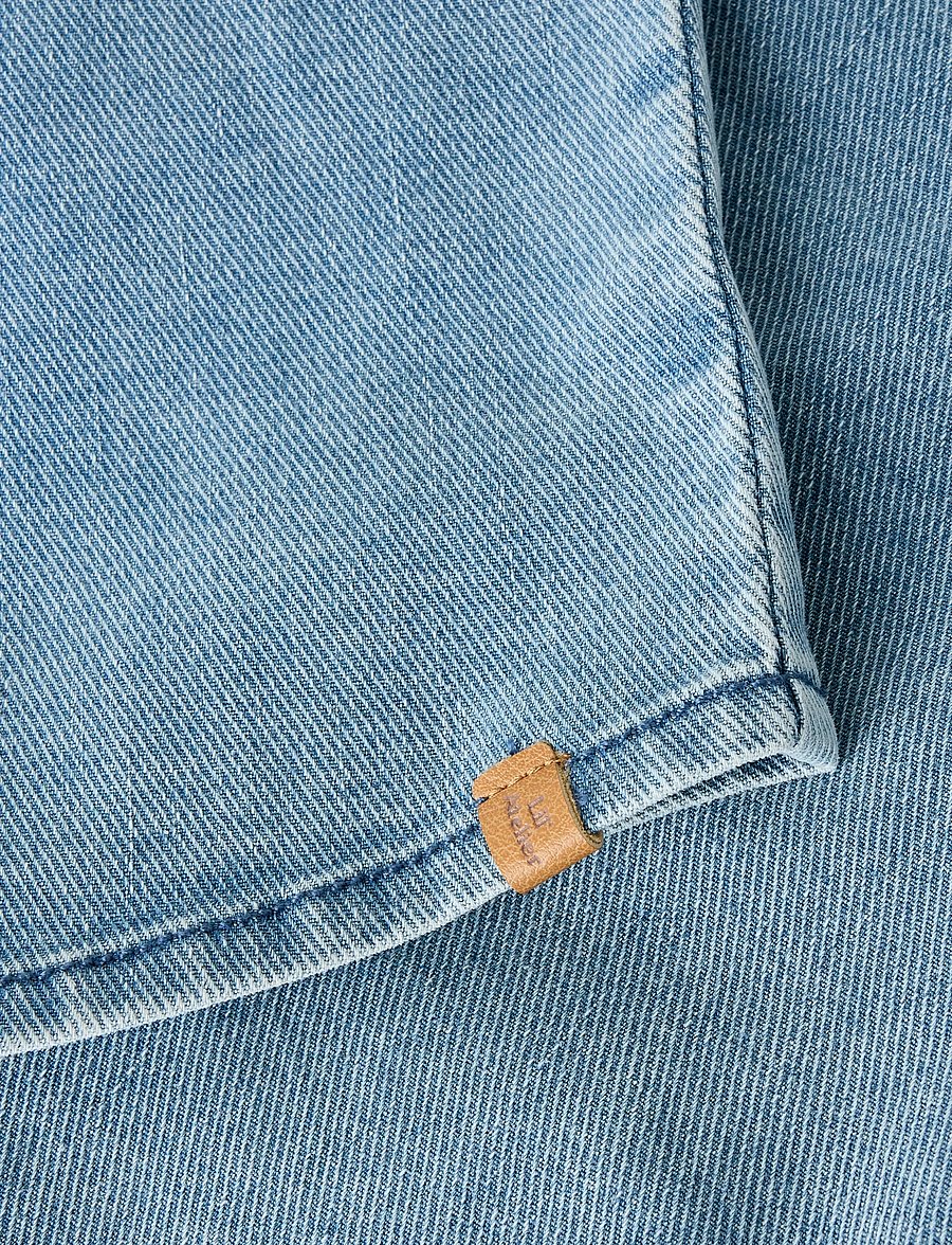 Lil'Atelier - NMMDEVA SS LOOSE DNM SHIRT 2024-ES LIL - kurzärmlige hemden - medium blue denim - 2