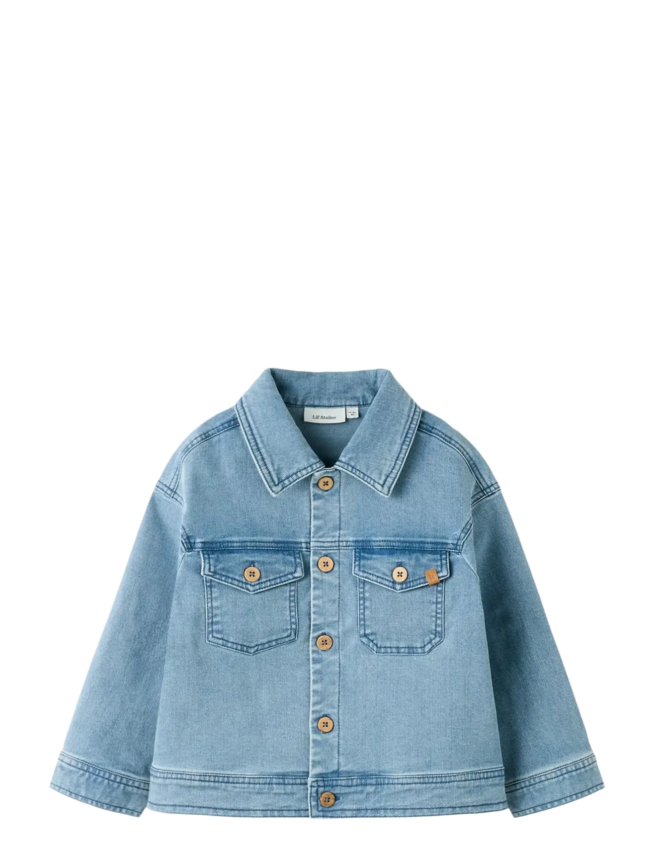 Lil'Atelier NMMDEVA LS LOOSE DNM JACKET 2024-ES LIL - Nyheder - MEDIUM BLUE DENIM / blue