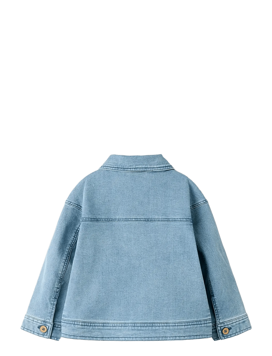 Lil'Atelier - NMMDEVA LS LOOSE DNM JACKET 2024-ES LIL - denimjakker - medium blue denim - 1