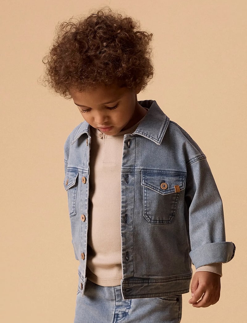 Lil'Atelier - NMMDEVA LS LOOSE DNM JACKET 2024-ES LIL - denimjakker - medium blue denim - 3