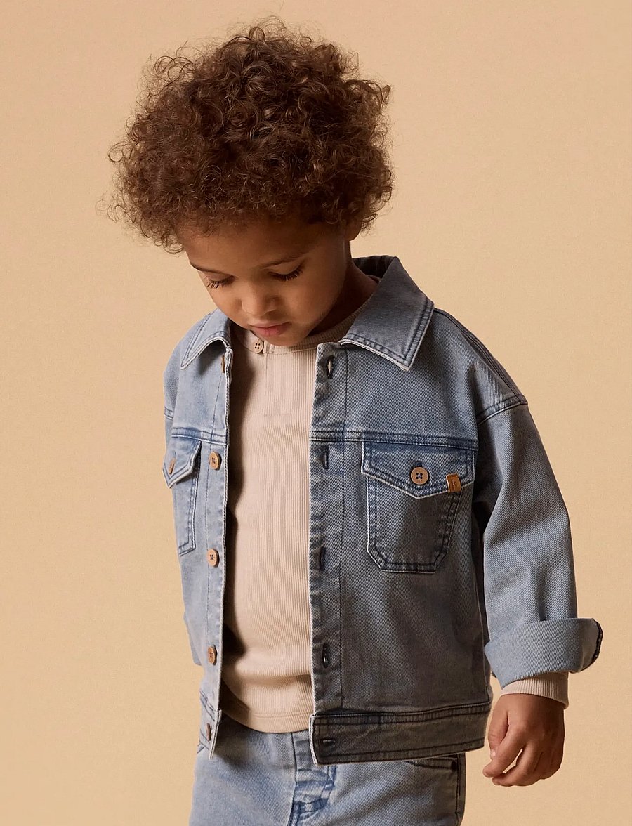 Lil'Atelier - NMMDEVA LS LOOSE DNM JACKET 2024-ES LIL - denimjakker - medium blue denim - 3