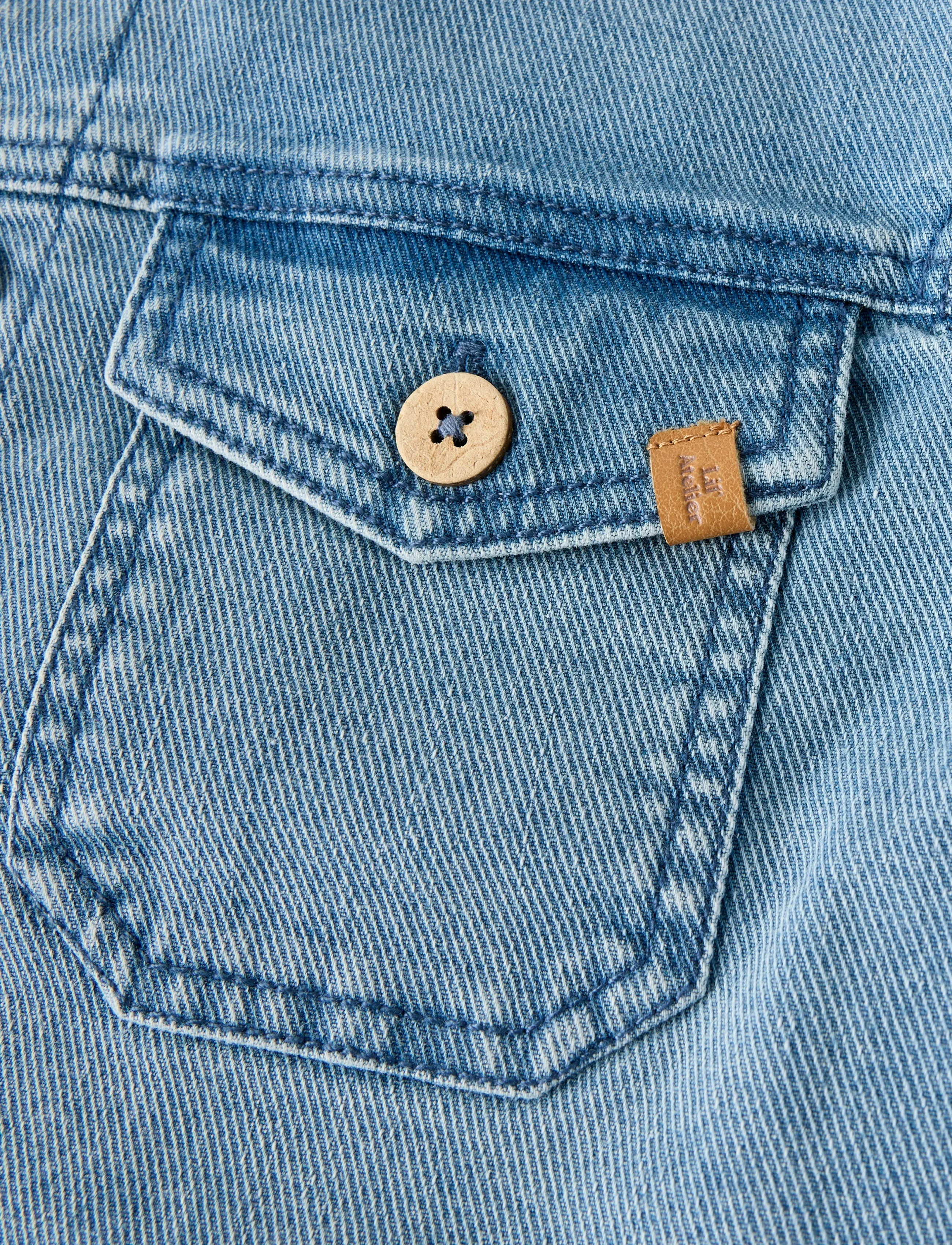 Lil'Atelier - NMMDEVA LS LOOSE DNM JACKET 2024-ES LIL - denimjakker - medium blue denim - 5