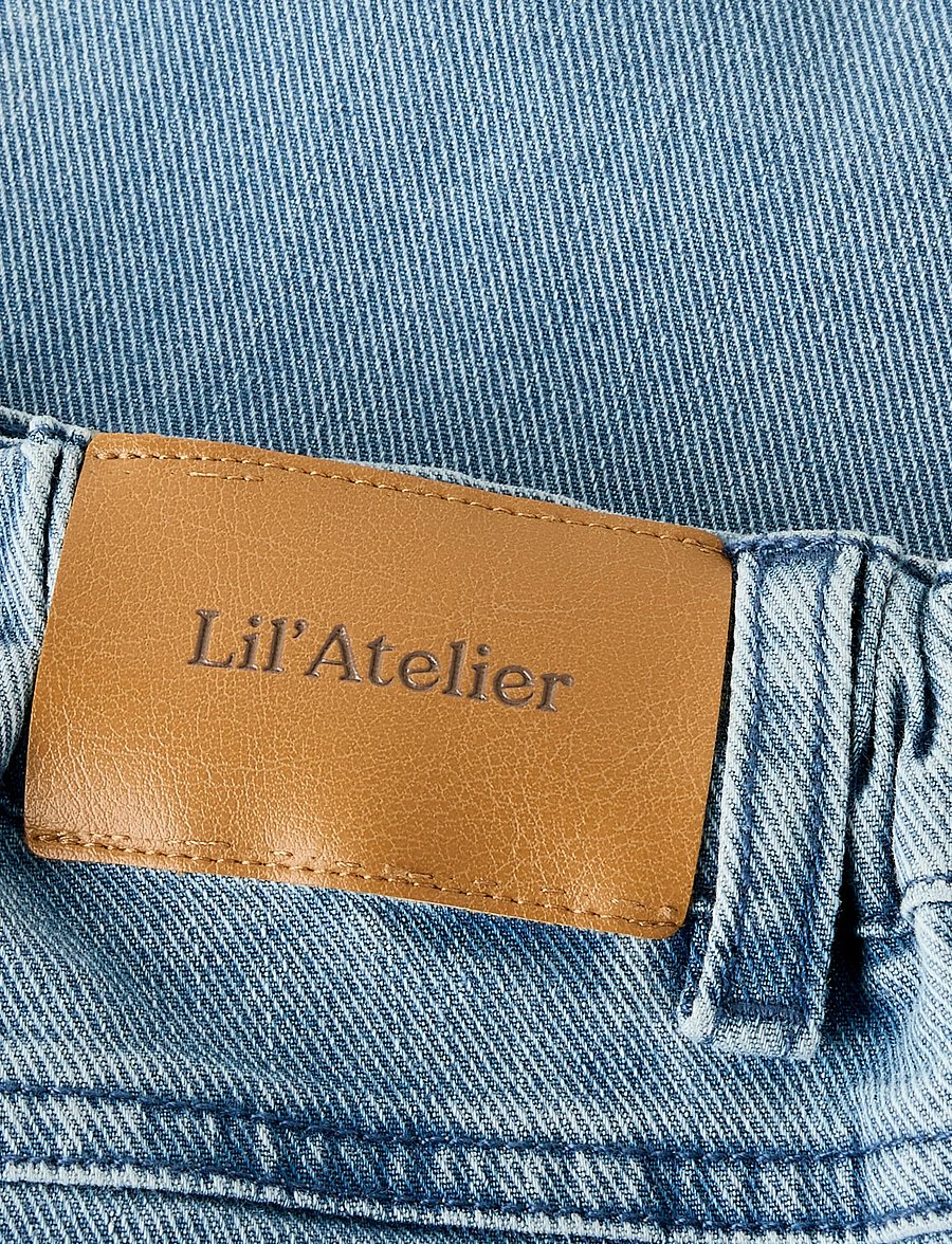 Lil'Atelier - NMMDEVA LOOSE JEANS 2024-ES LIL - platėjantys apačioje - medium blue denim - 3