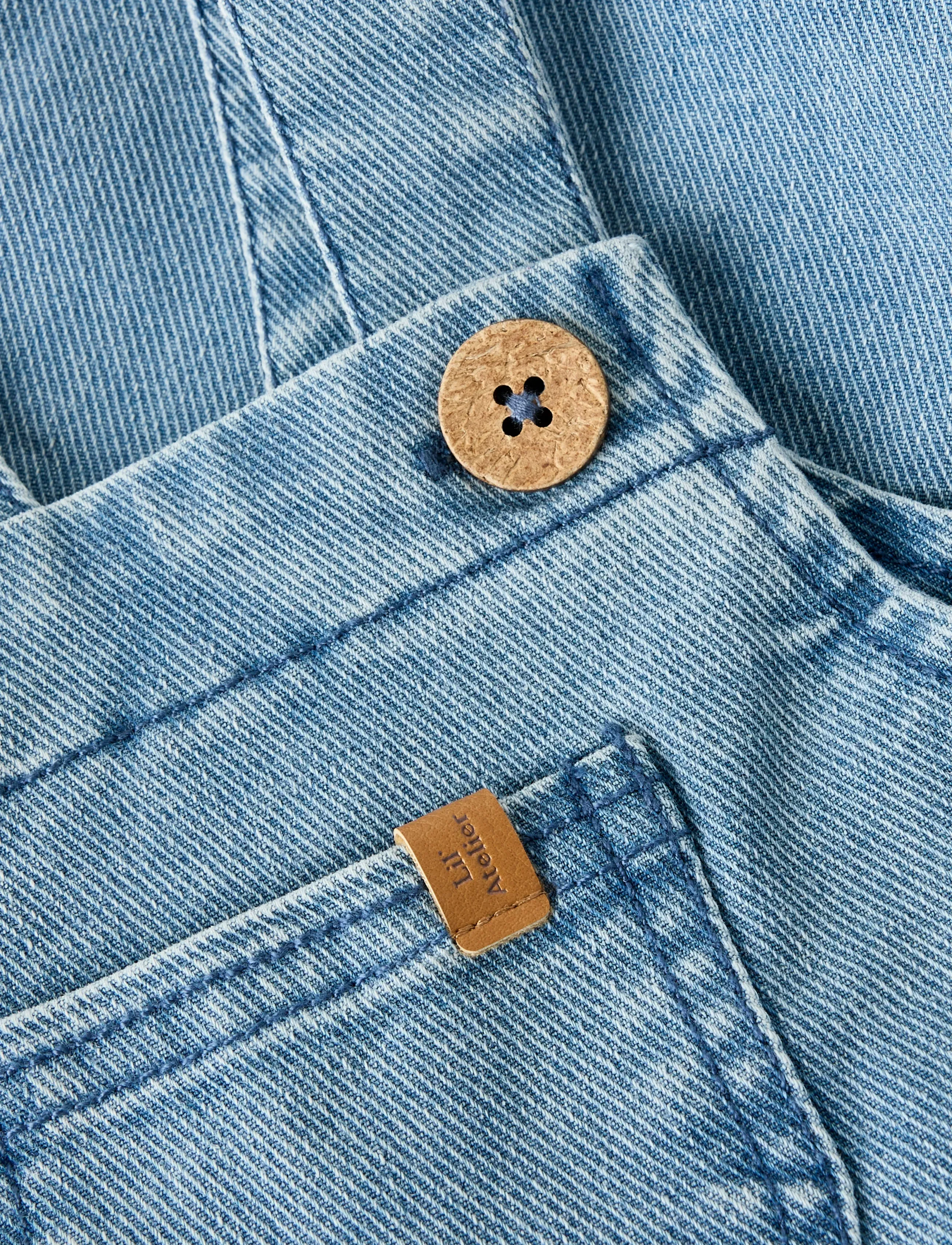 Lil'Atelier - NBMDEVA LOOSE DNM OVERALL 2024-ES LIL - overalls - medium blue denim - 3