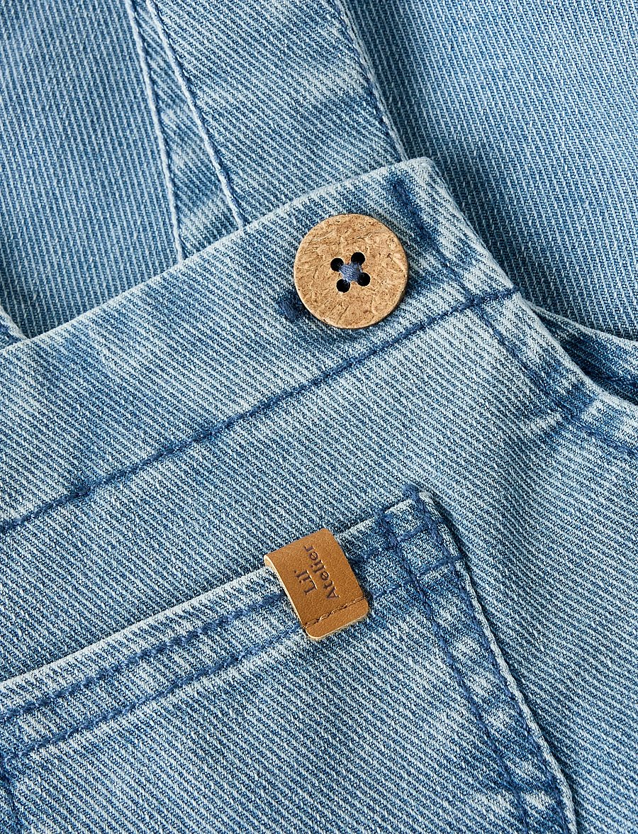 Lil'Atelier - NBMDEVA LOOSE DNM OVERALL 2024-ES LIL - overalls - medium blue denim - 3