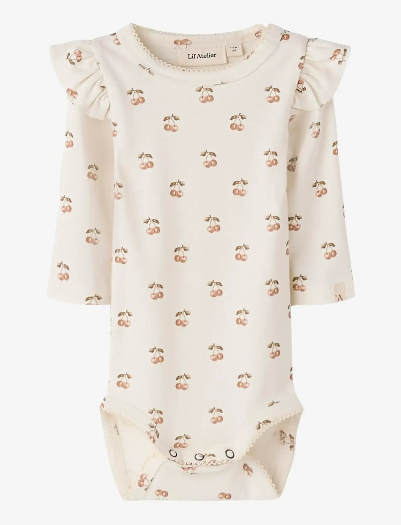 Lil'Atelier - NBFLAYO KEP LS SLIM BODY LIL - langärmelige bodys - coconut milk - 0