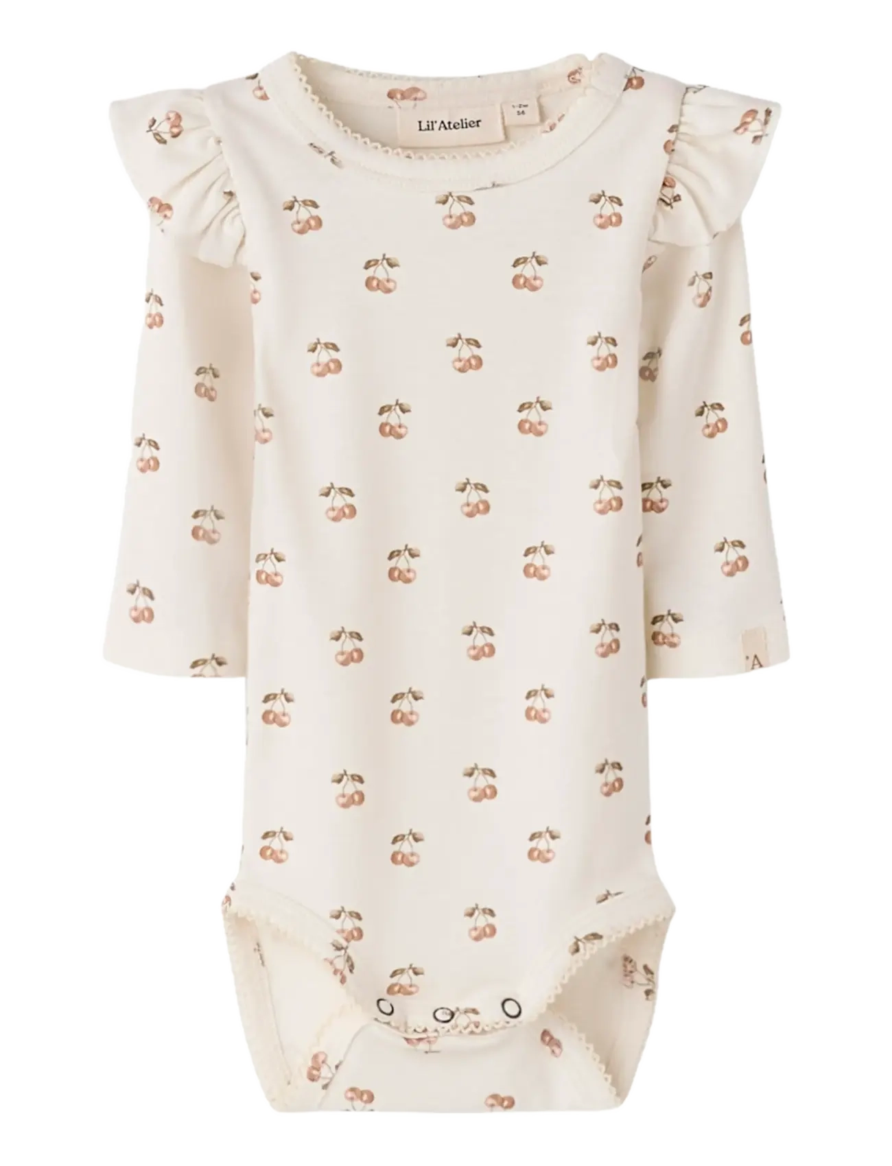 Lil'Atelier NBFLAYO KEP LS SLIM BODY LIL - Pikkade varrukatega - COCONUT MILK / cream