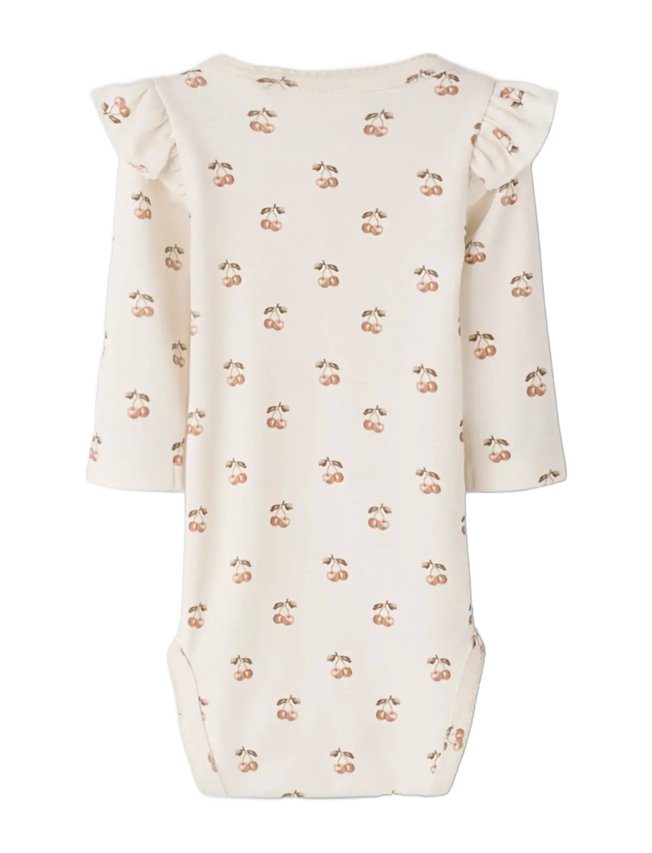 Lil'Atelier - NBFLAYO KEP LS SLIM BODY LIL - long-sleeved bodies - coconut milk - 1