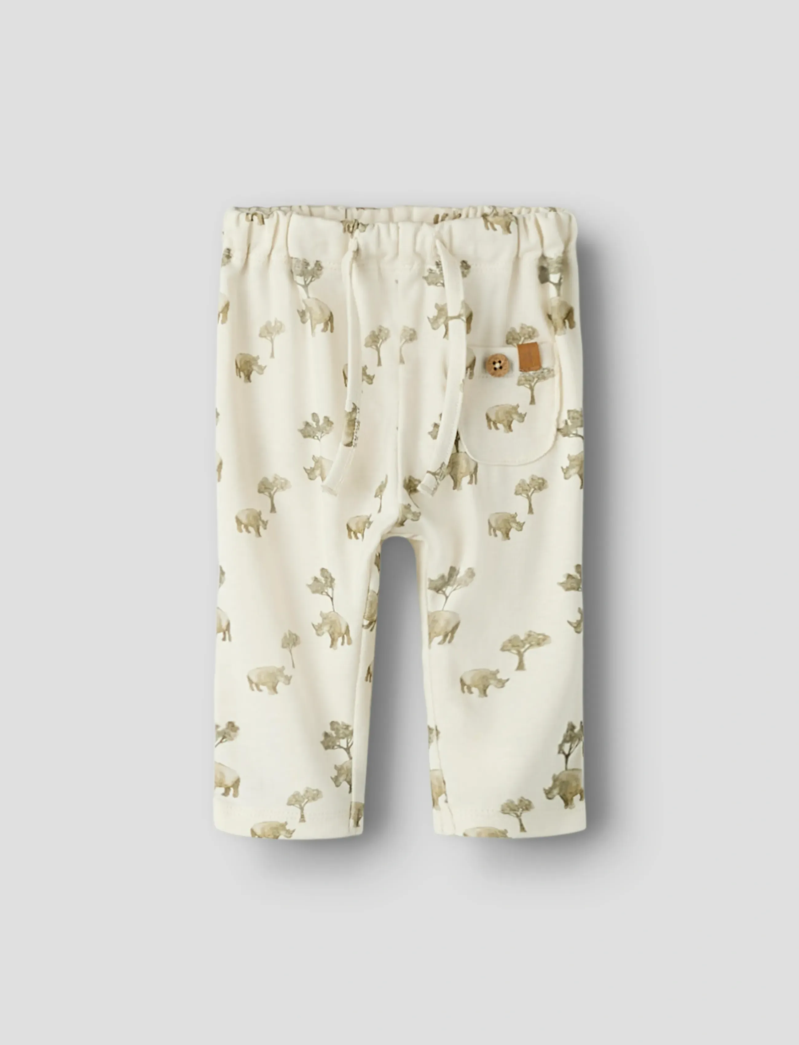 Lil'Atelier NBMLAYO LOOSE PANT LIL - Babybyxor - COCONUT MILK / cream