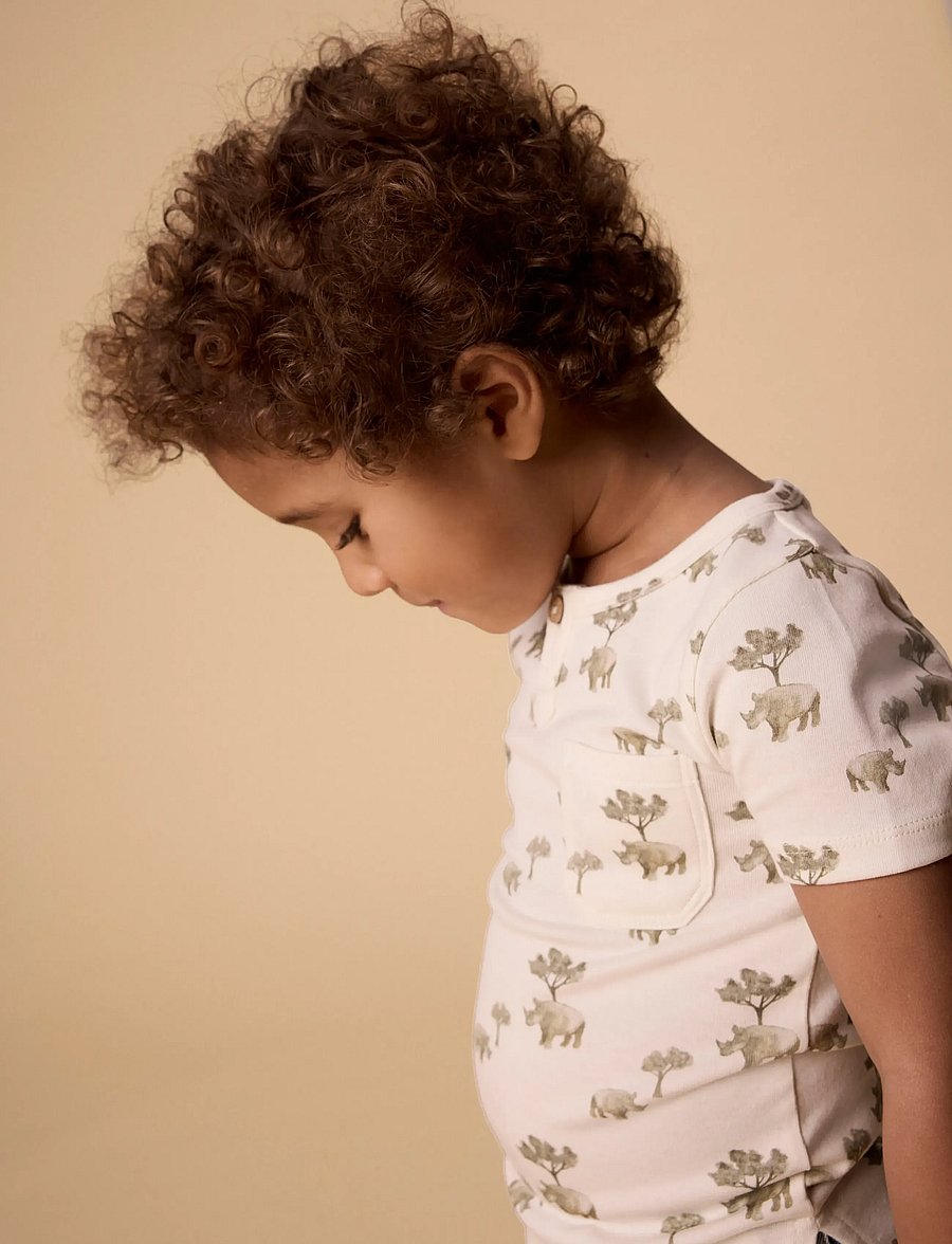 Lil'Atelier - NMMLAYO SS SLIM TOP LIL - kurzärmelige - coconut milk - 5