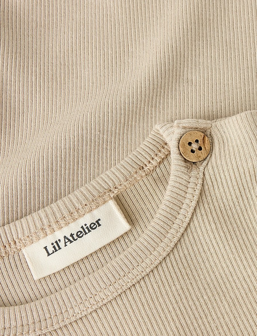 Lil'Atelier - NBMLAGO LS SLIM BODY LIL - langärmelig - oxford tan - 3