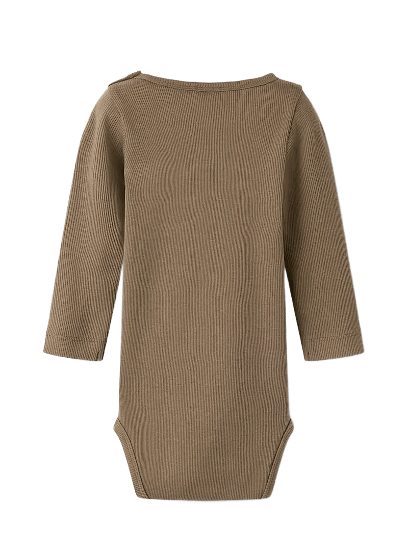 Lil'Atelier - NBMLAGO LS SLIM BODY LIL - langärmelig - shitake - 1