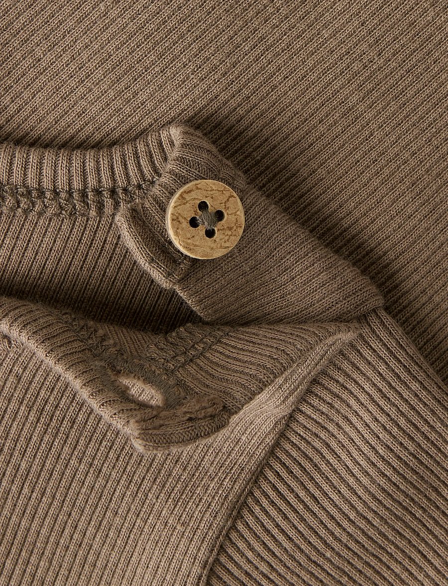 Lil'Atelier - NBMLAGO LS SLIM BODY LIL - langärmelig - shitake - 4