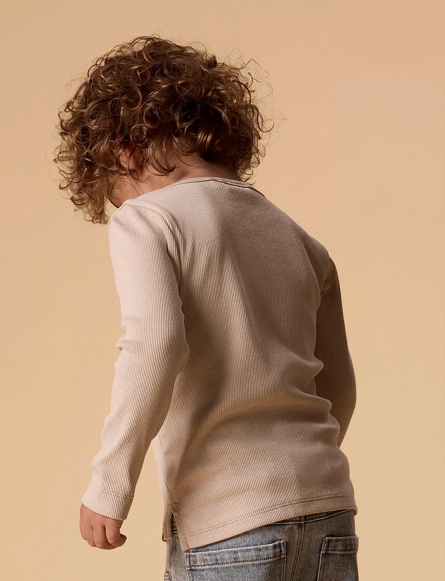 Lil'Atelier - NMMLAGO LS SLIM TOP LIL - marškinėliai ilgomis rankovėmis - oxford tan - 4