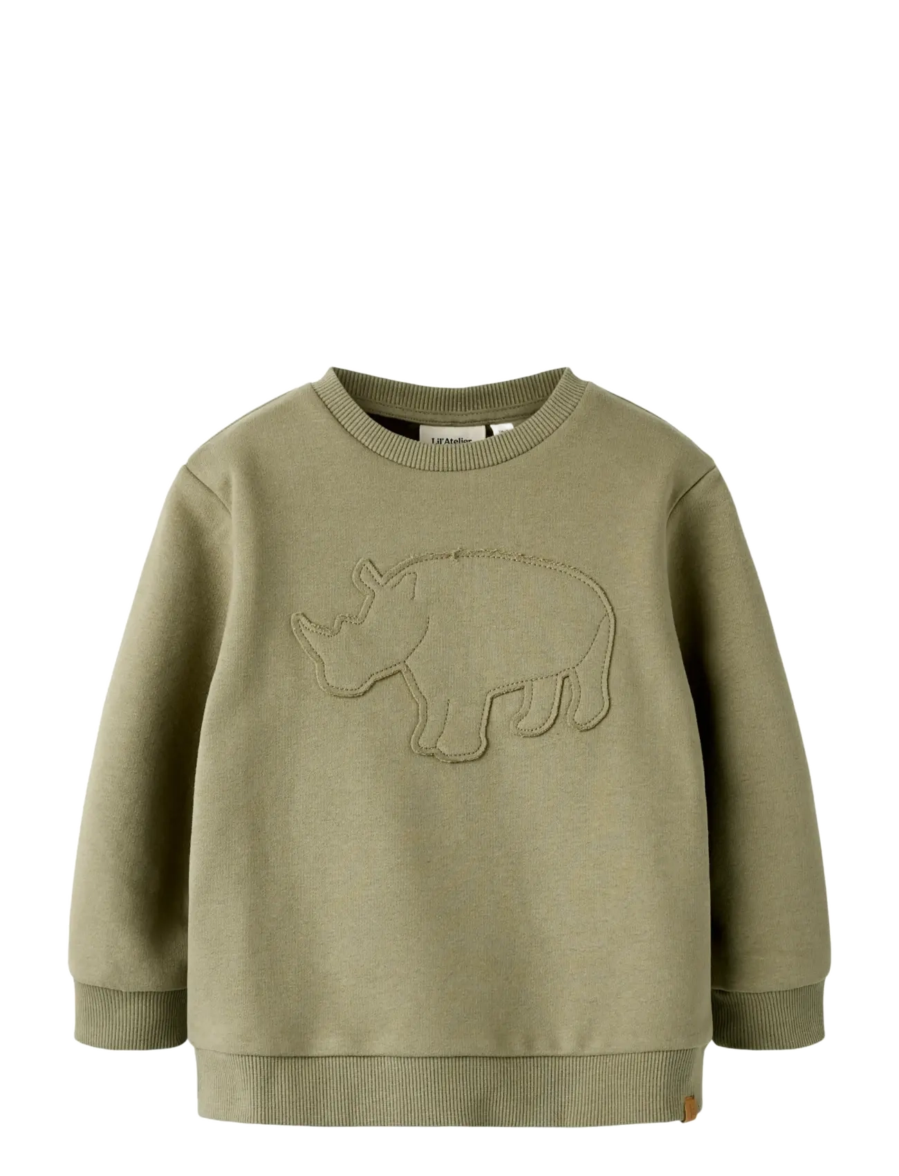Lil'Atelier NMMILONDON ROL LS LOOSE SWEAT LIL - 4 for 3 - OVERLAND TREK / khaki/green