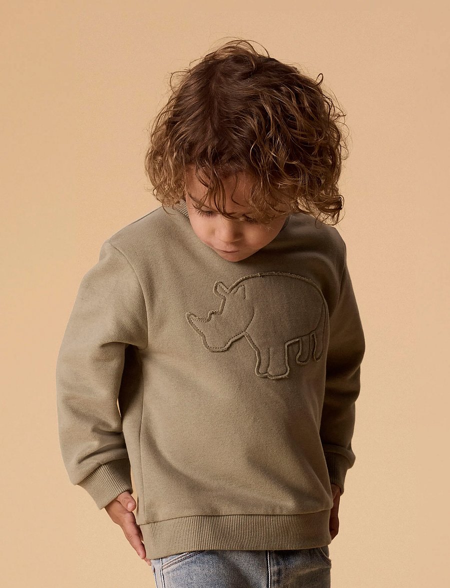 Lil'Atelier - NMMILONDON ROL LS LOOSE SWEAT LIL - sweatshirts - overland trek - 4