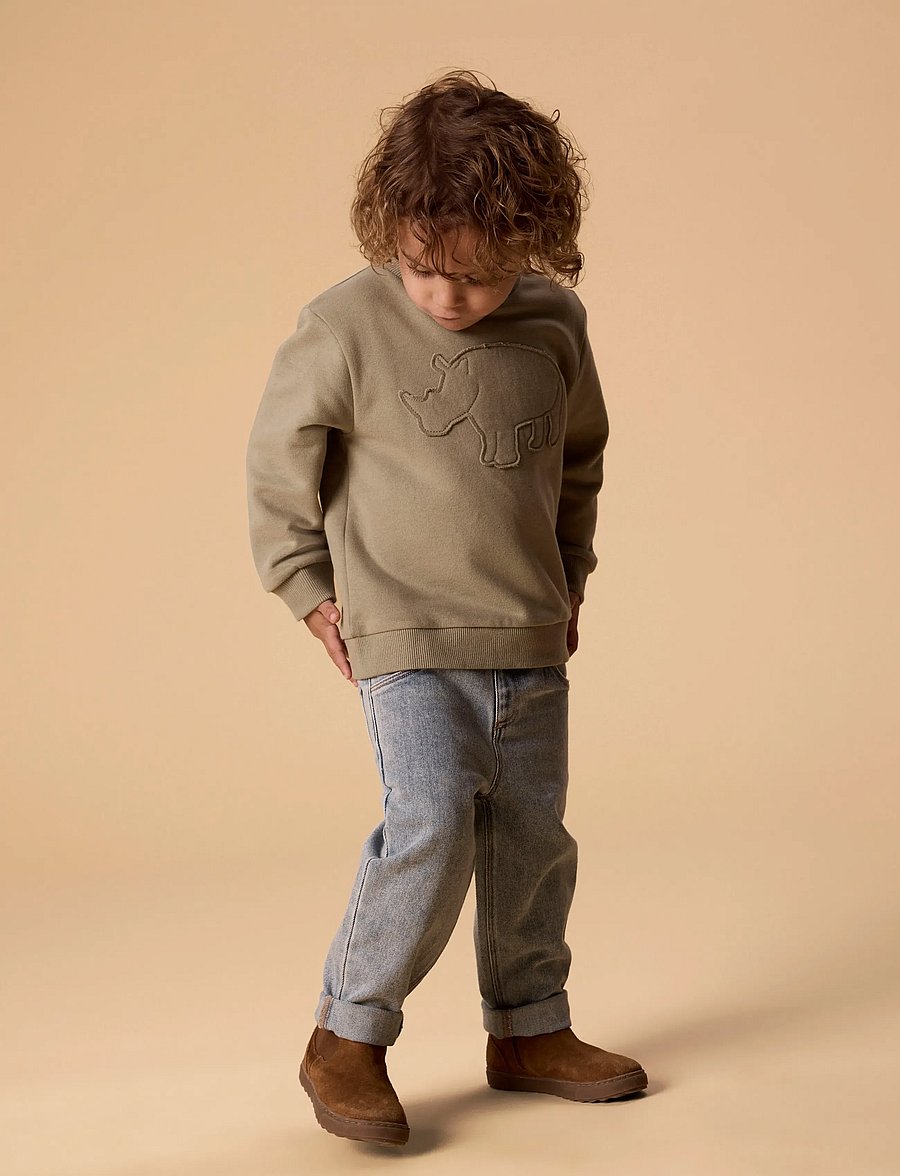 Lil'Atelier - NMMILONDON ROL LS LOOSE SWEAT LIL - sweatshirts - overland trek - 5